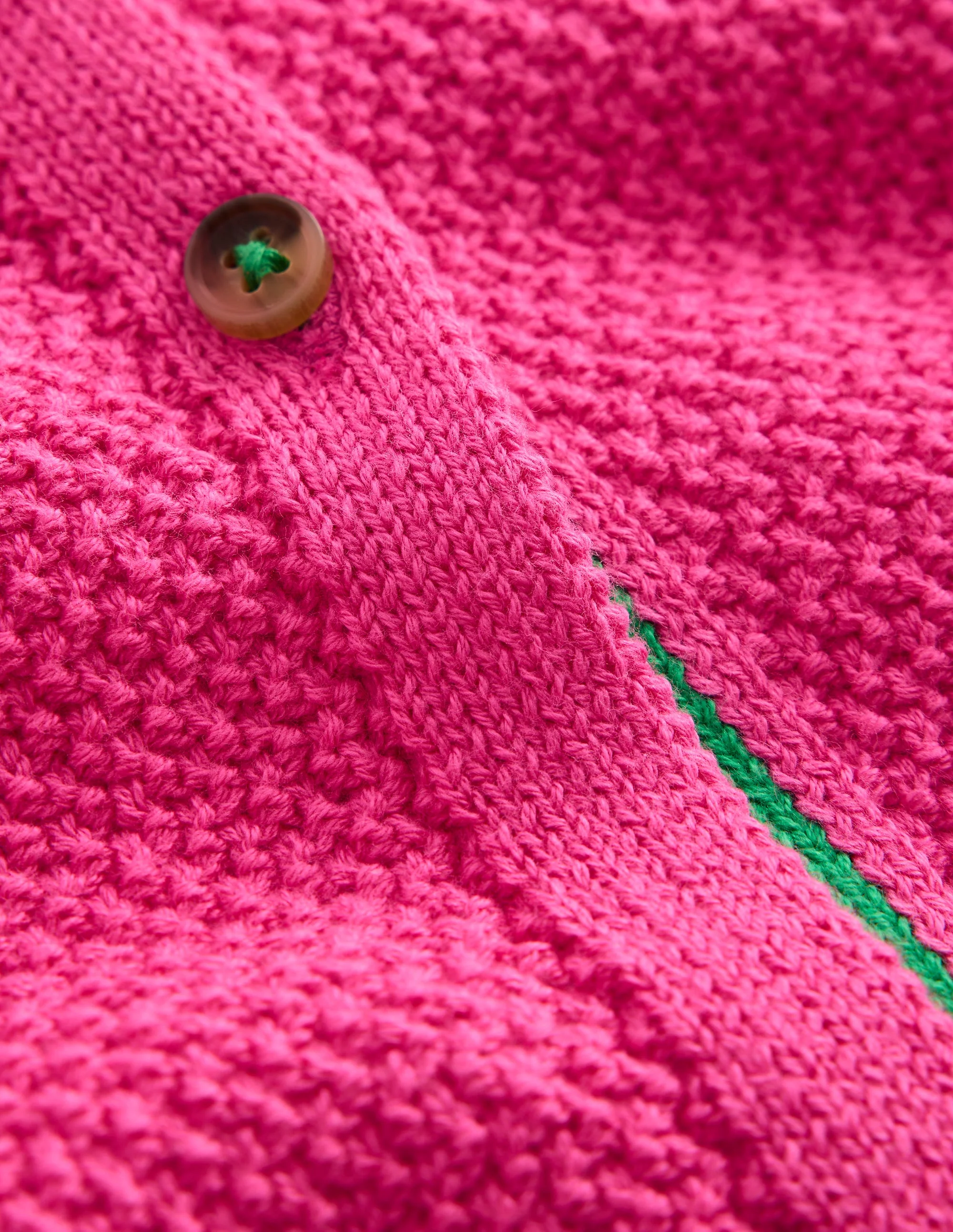 Baumwoll-Strickjacke für den Alltag-Sorbet-Rosa - Image 3