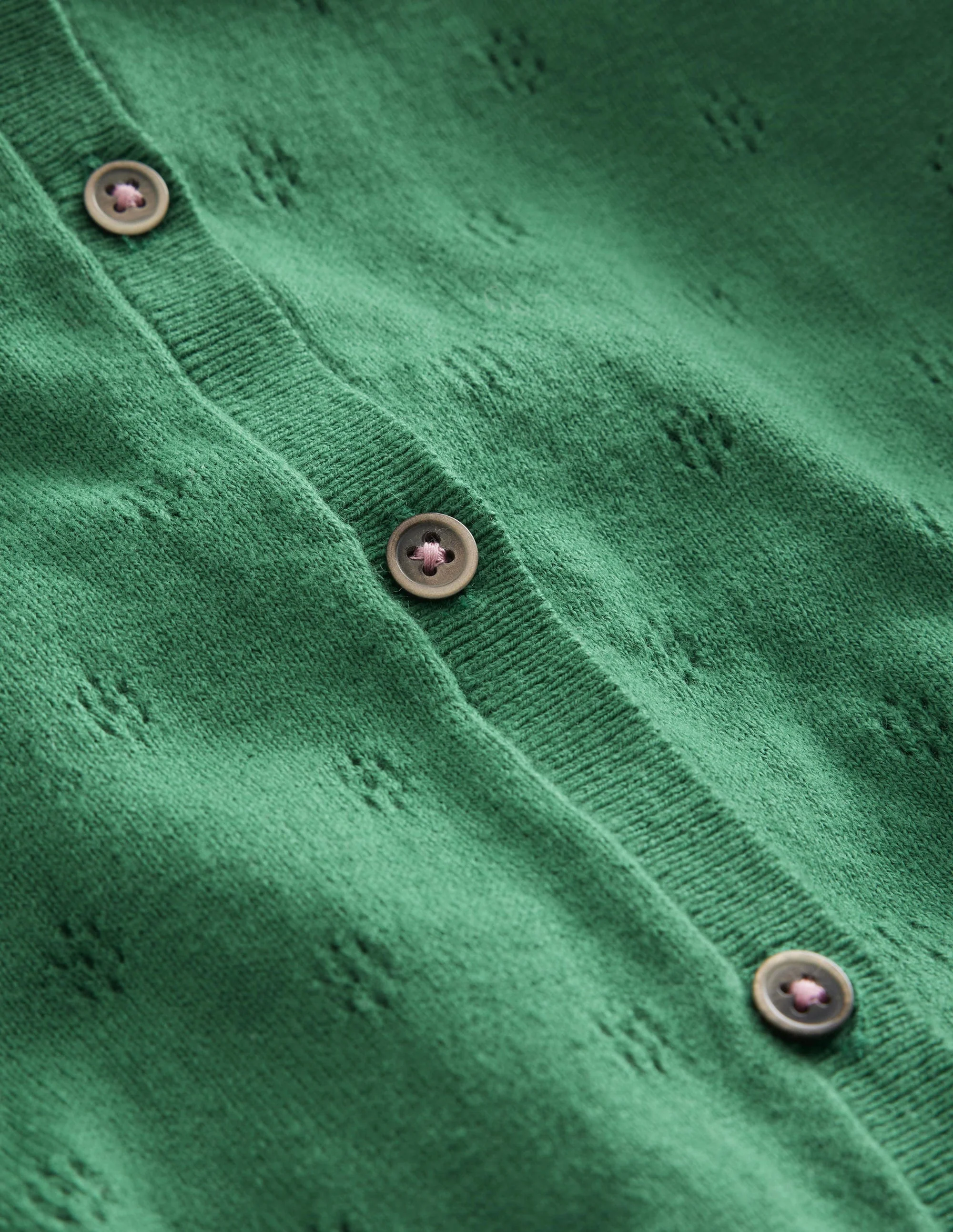 Baumwollkaschmircardigan-Waldgrün - Image 3