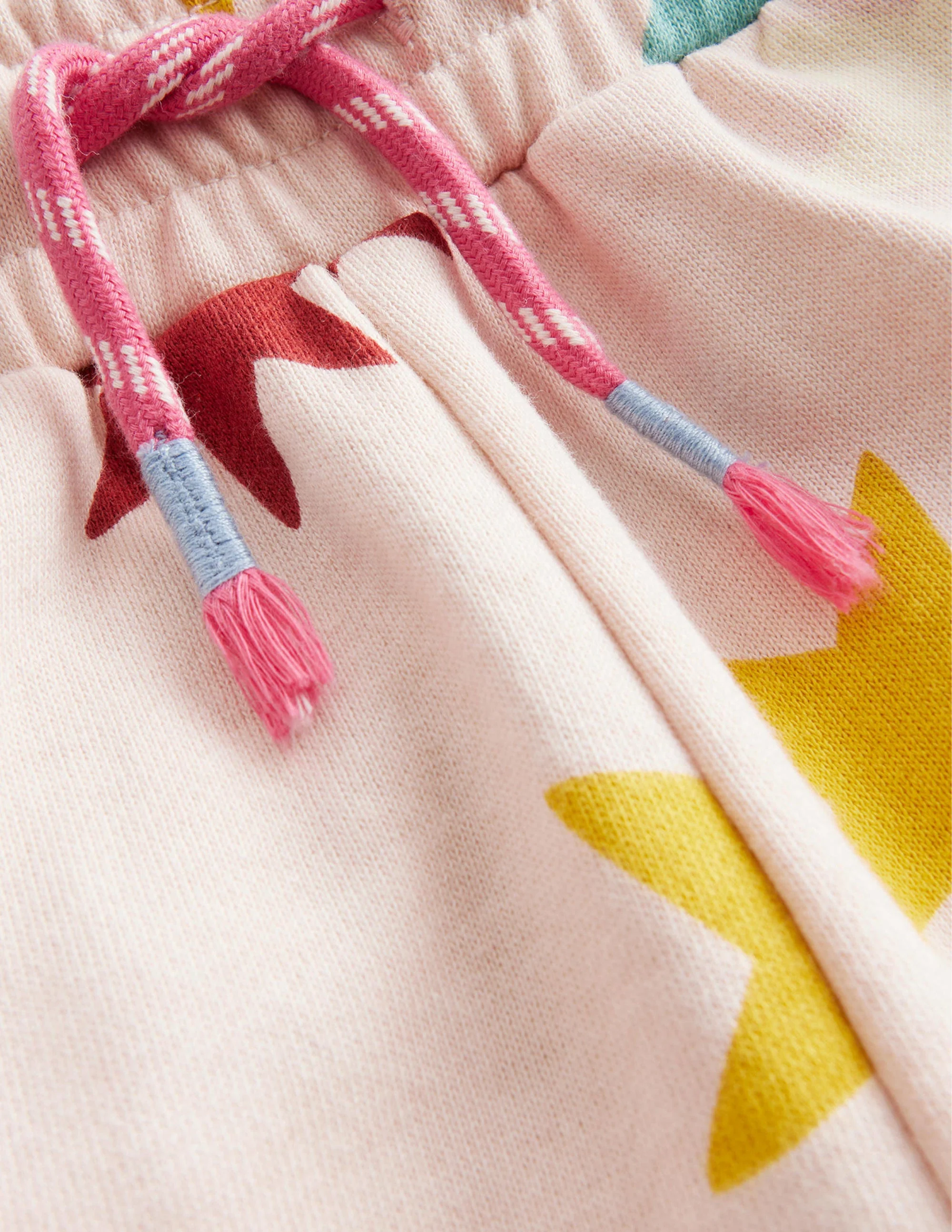 Bedruckte Jogginghose-Haferbeige Bunte Sterne - Image 3