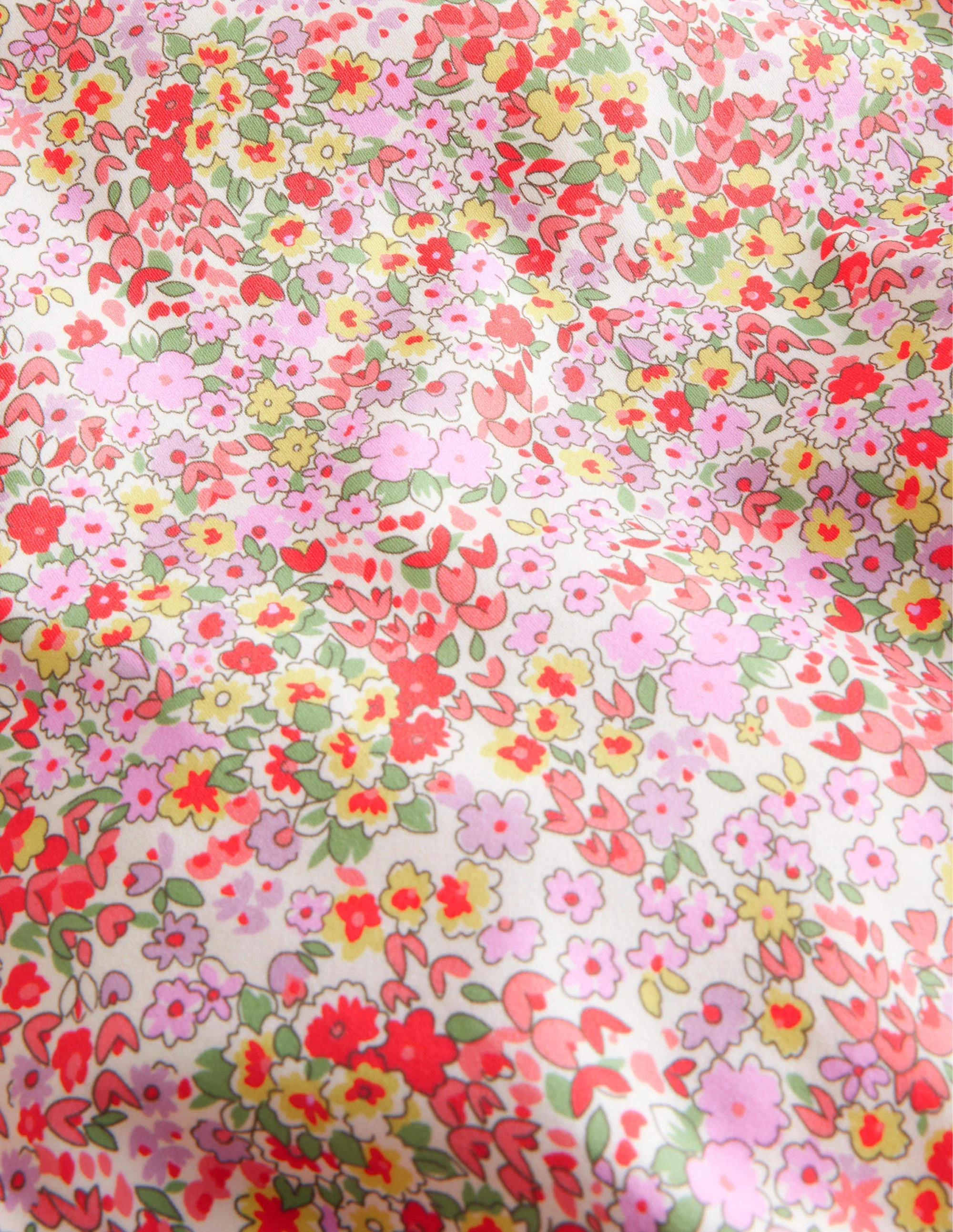 Bedruckter Badeanzug mit gekreuzten Trägern-Frühling Floral - Image 3