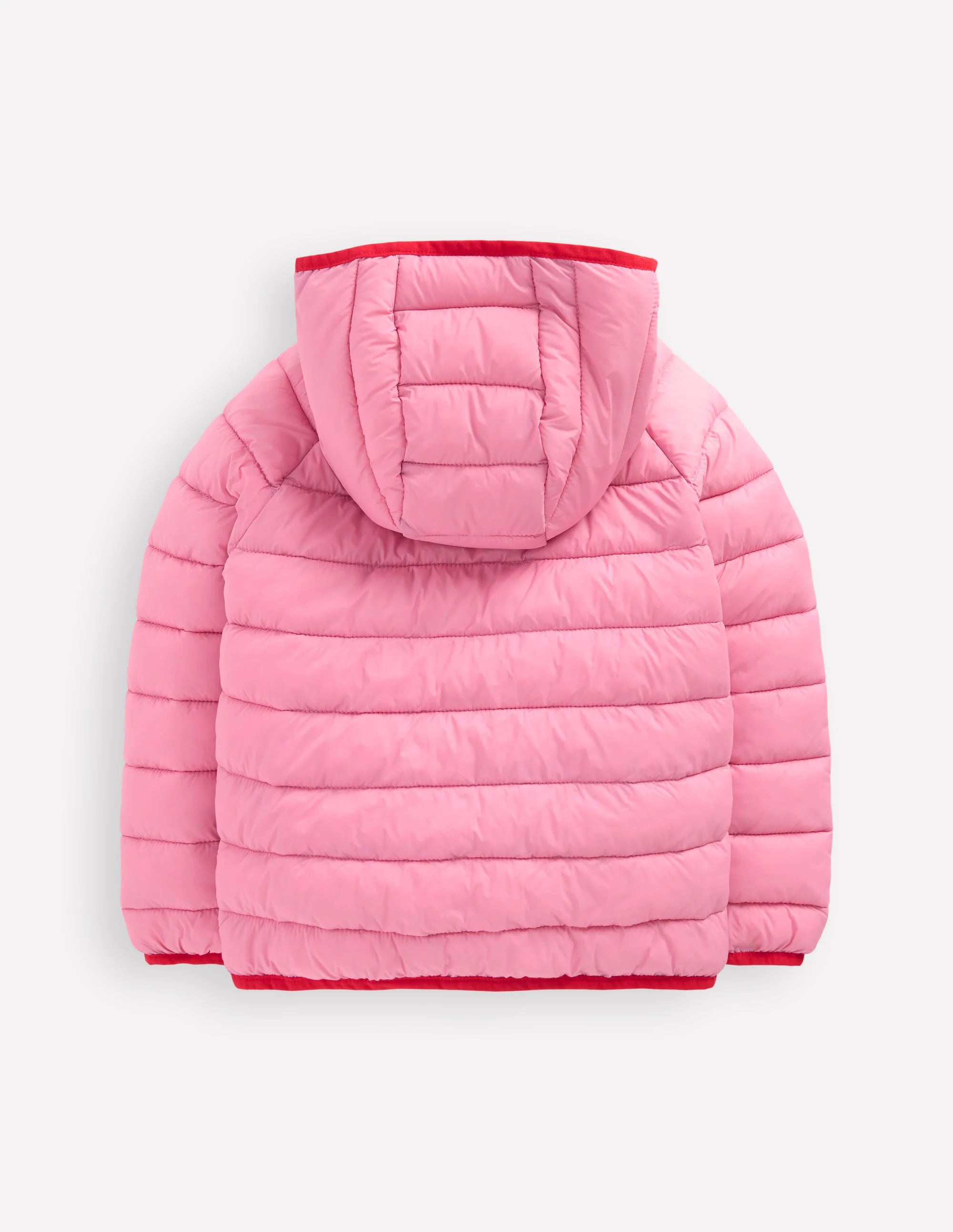 Bequem verstaubare, wattierte Jacke-ROSA - Image 2