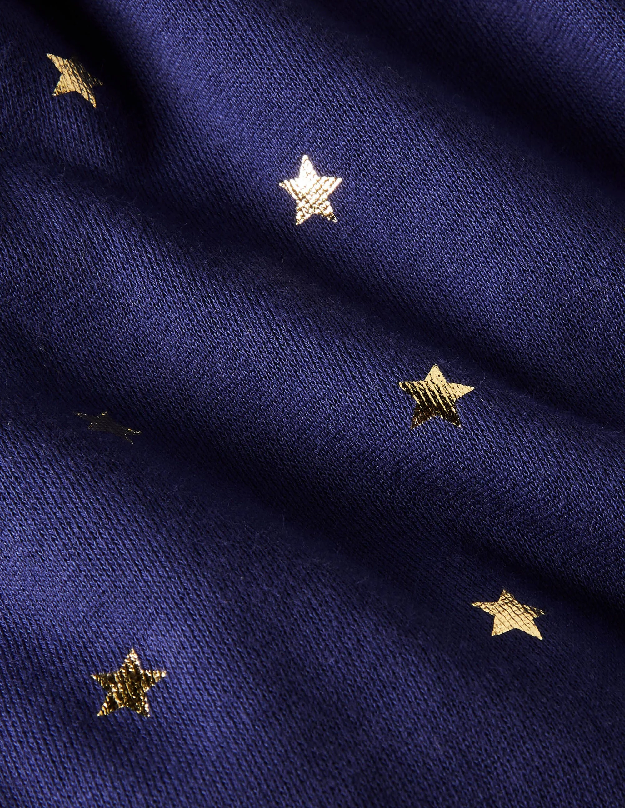 Bequemer ausgestellter Sweatrock-Segelblau, Goldene Sterne - Image 3
