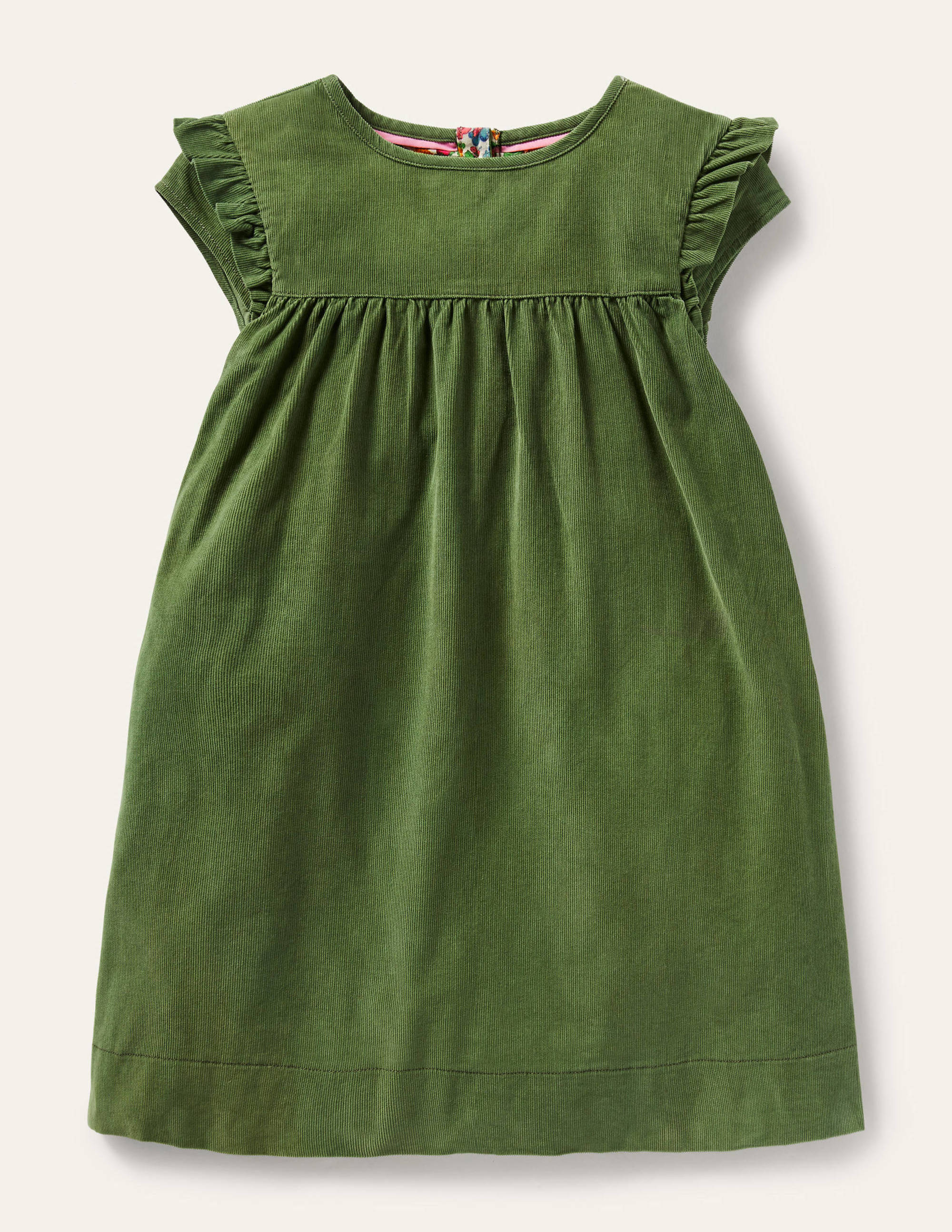 Bequemes alltagstaugliches Kleid-Weidengrün