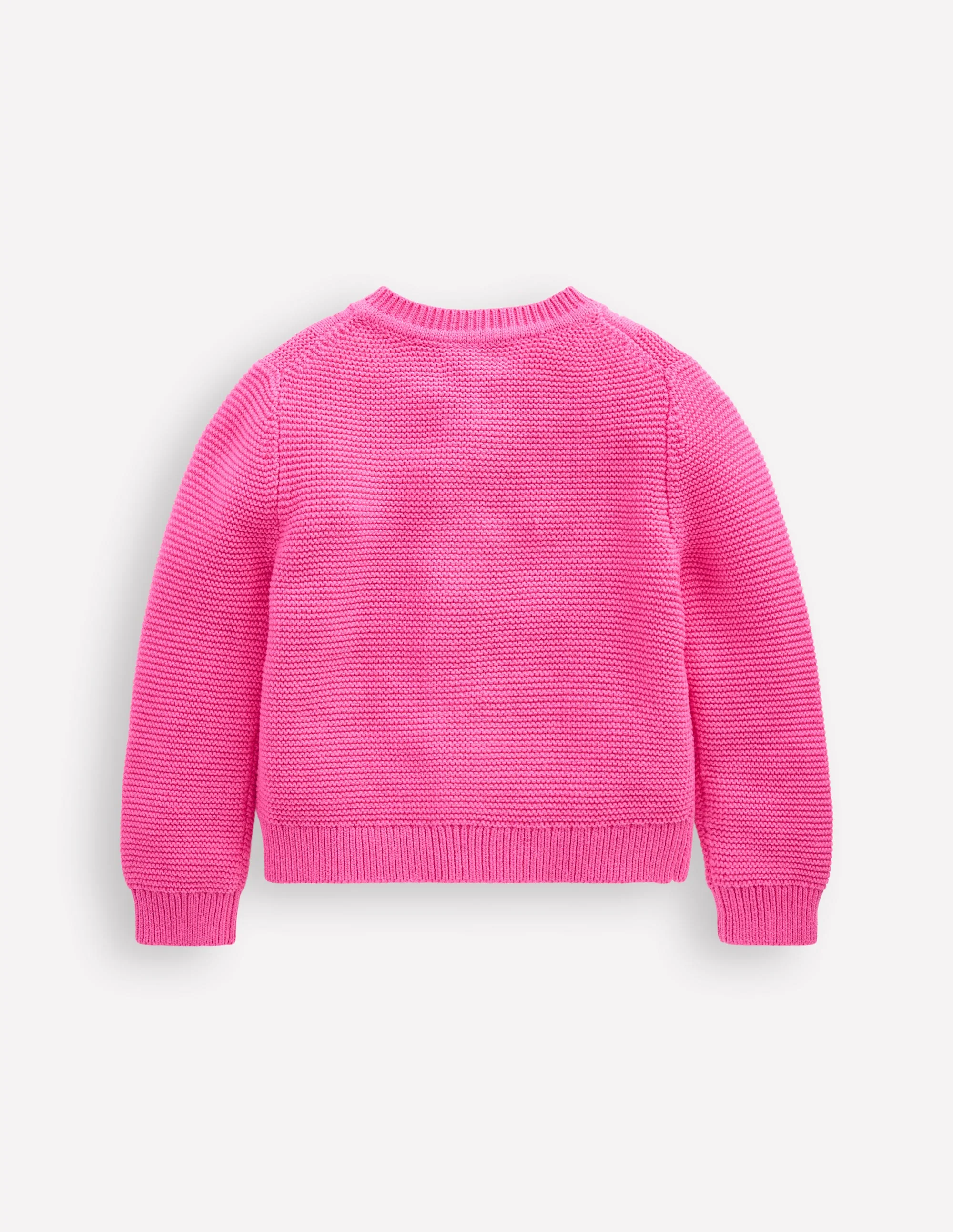 Bestickte Pointelle-Strickjacke-Rosenblütenrosa Kirschen - Image 2