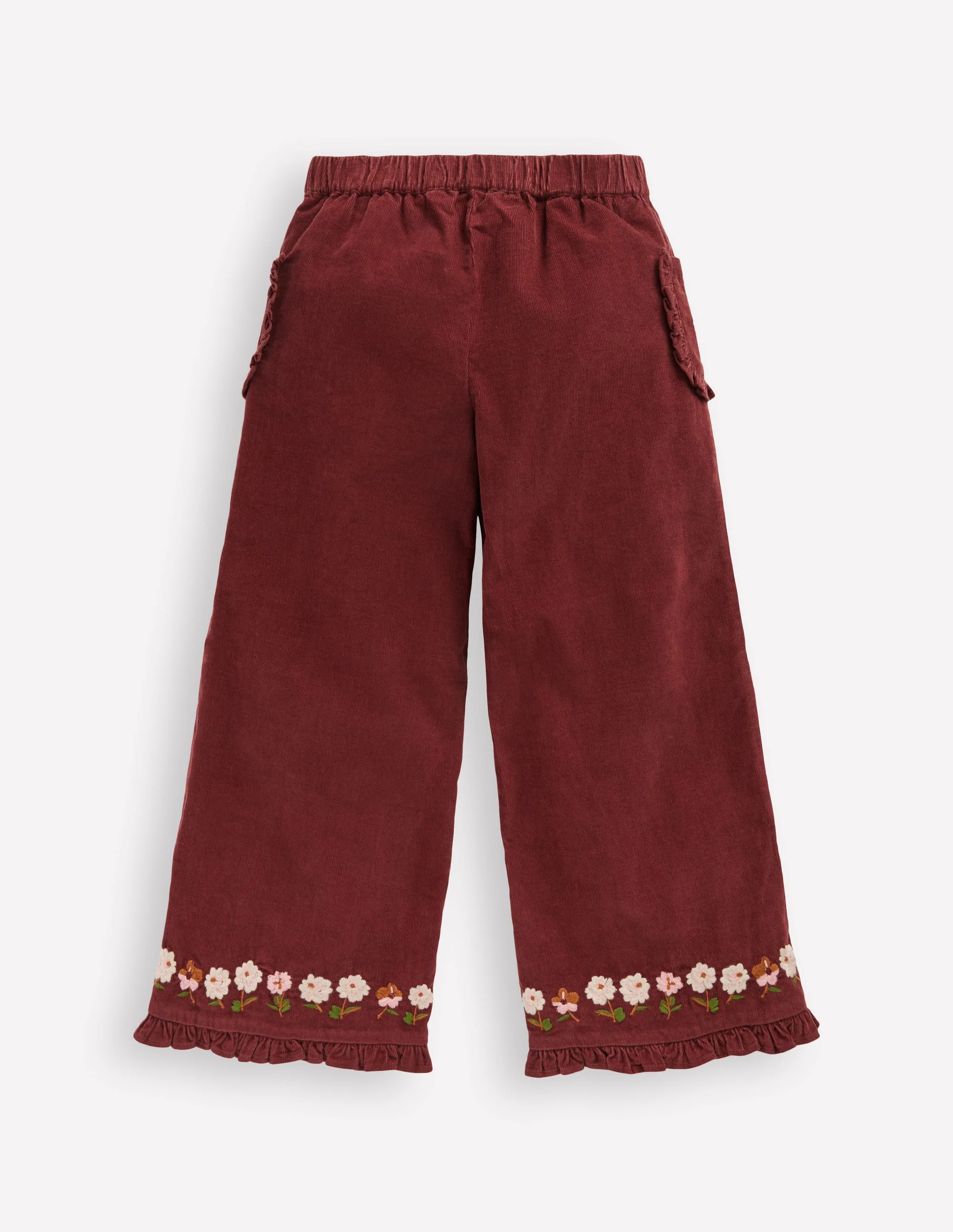 Bestickte Rüschenhose-Kastanie Stickerei - Image 2