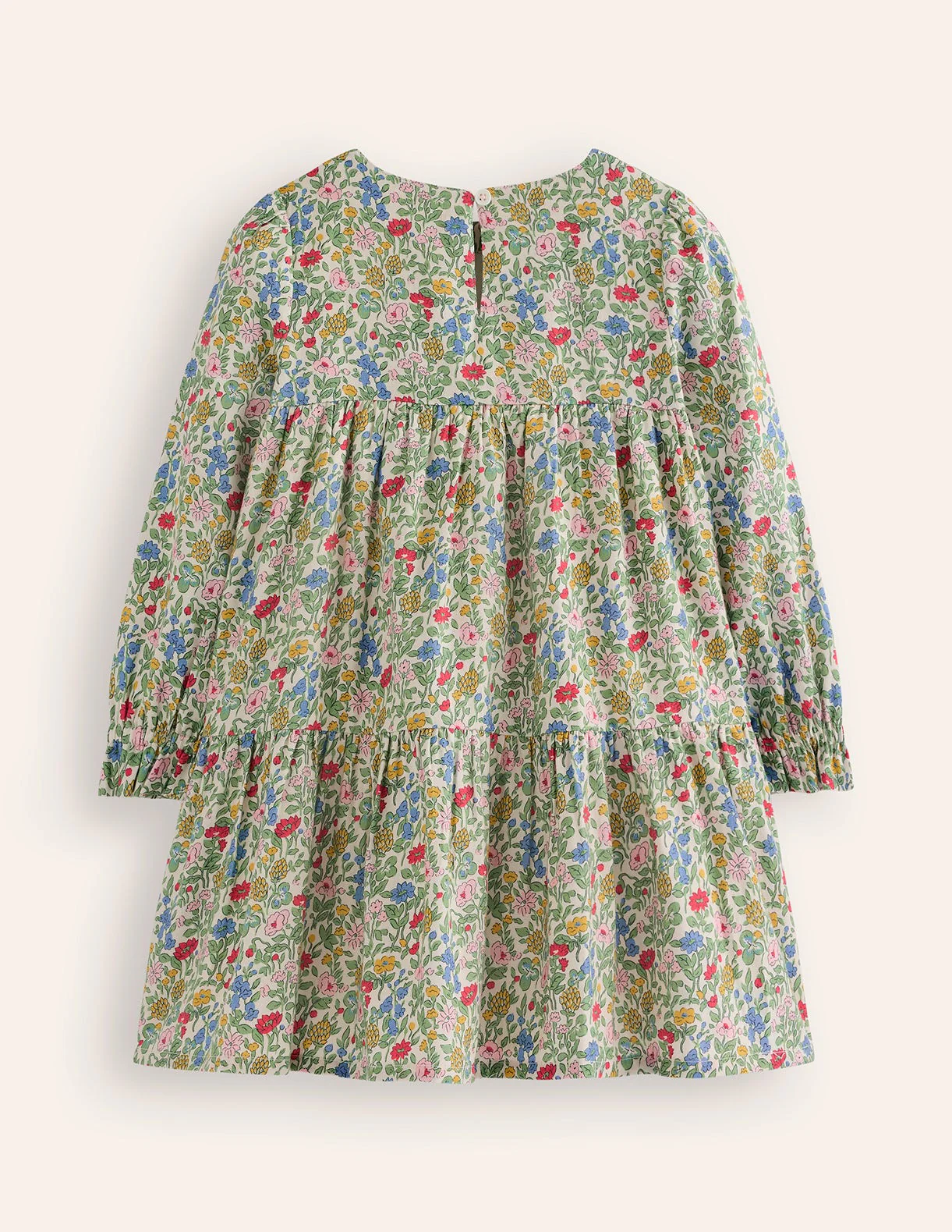 Betsy Stufenkleid zum Herumwirbeln-Bunt mit Blumenwiese - Image 2