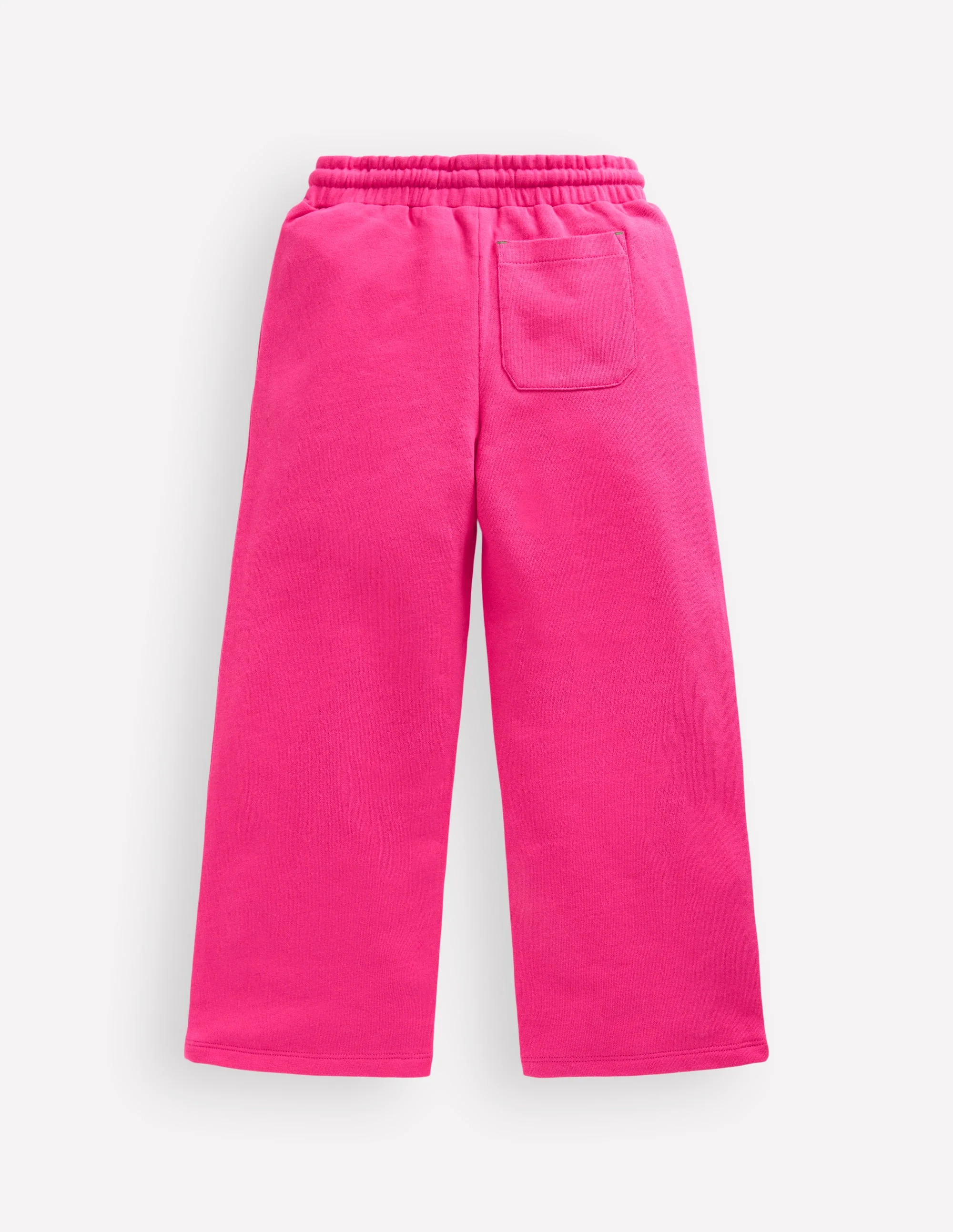 Bobbie Jogginghose mit Applikationen-Himbeerrosa Blumen