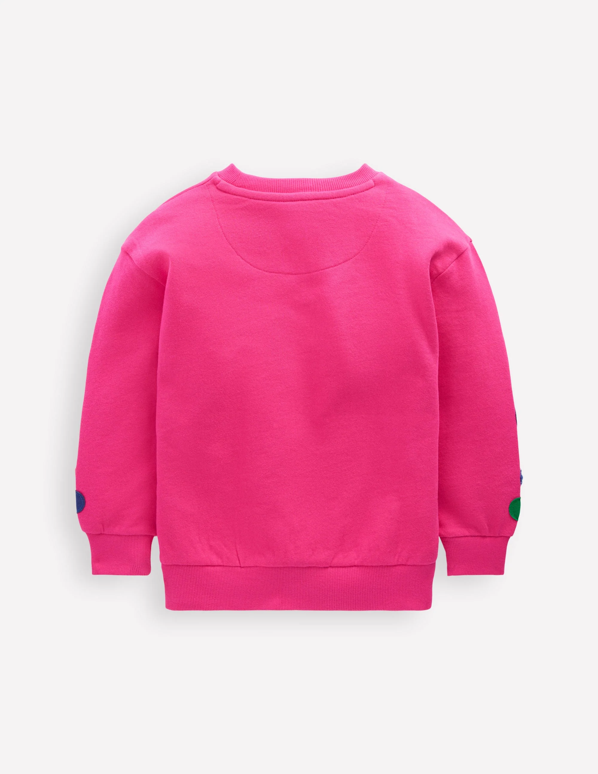 Bobbie Sweatshirt mit Applikation-Himbeerrosa Blumen - Image 2
