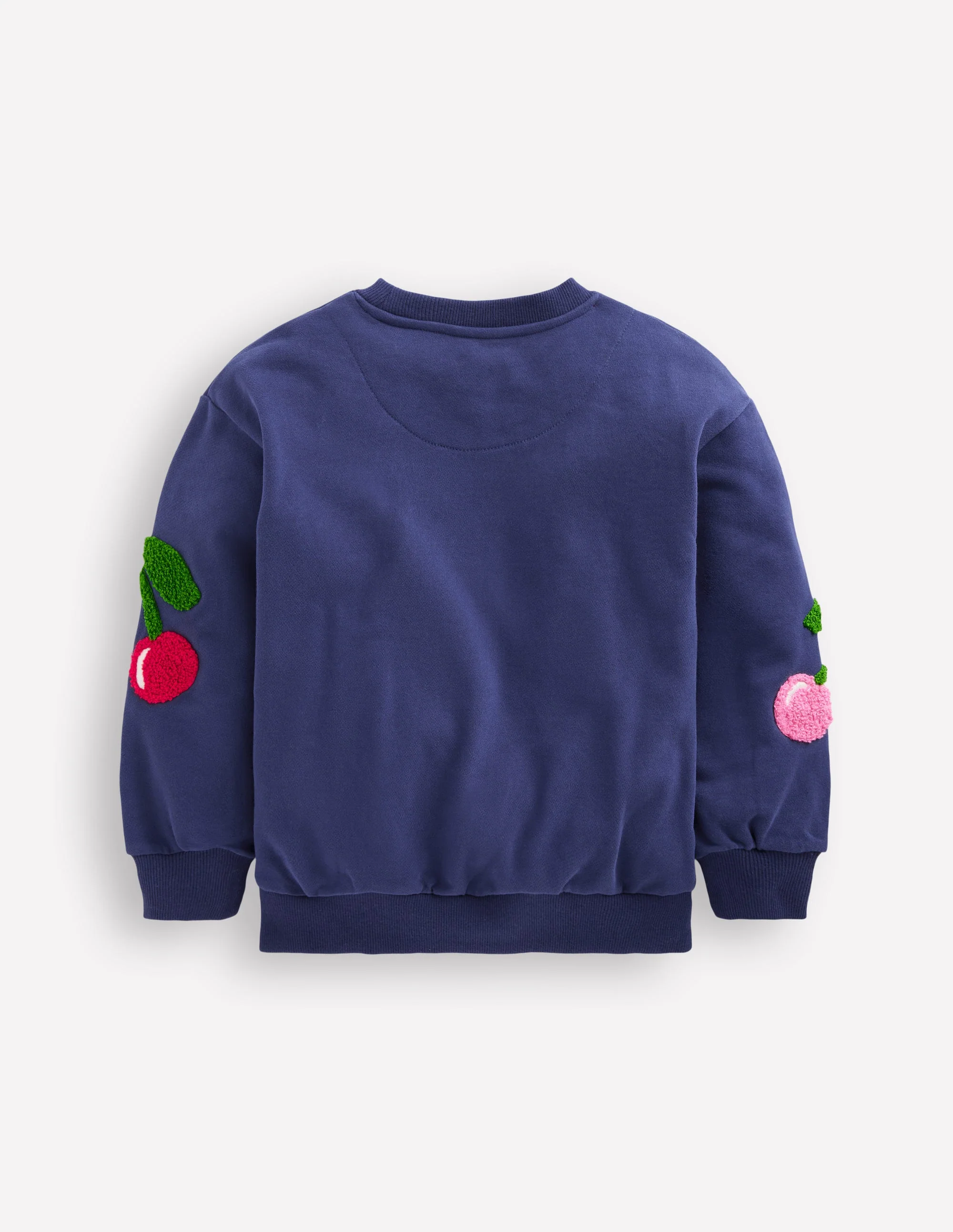 Bouclé-Sweatshirt mit Grafik-Steuerbordblau Kirschen - Image 2
