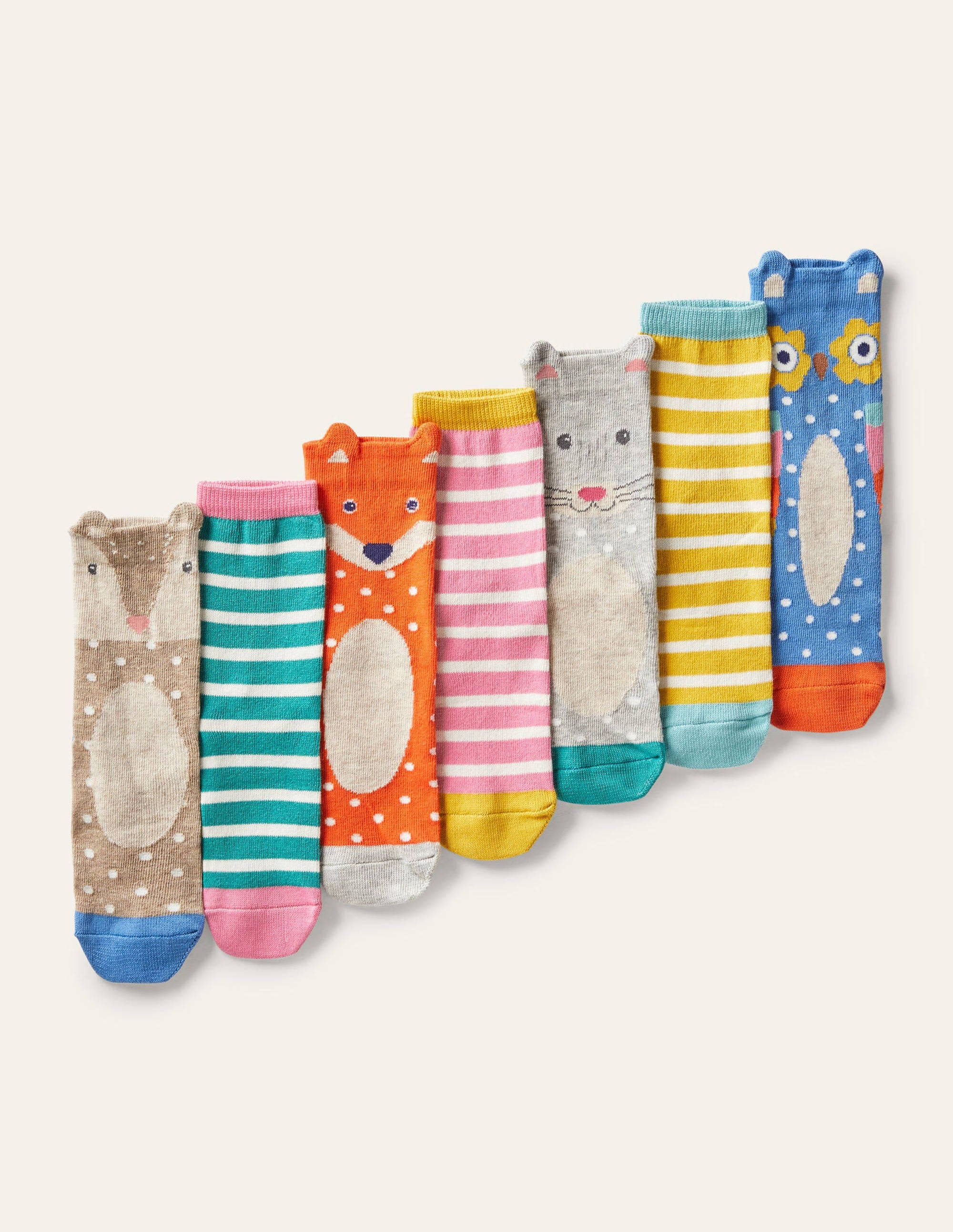 Box mit Socken im 7er-Pack-Waldfreunde