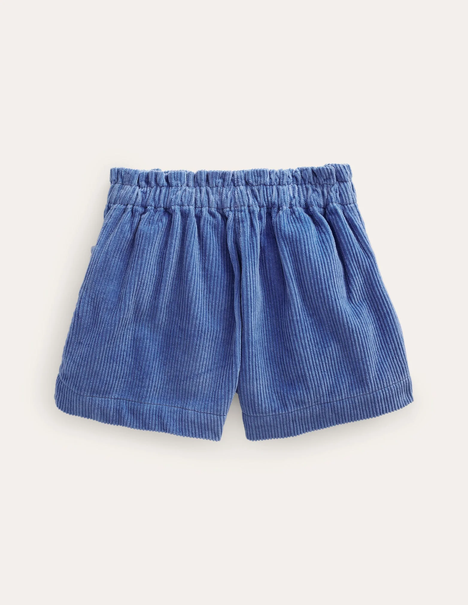 Breite Cord-Shorts-Delftblau - Image 2