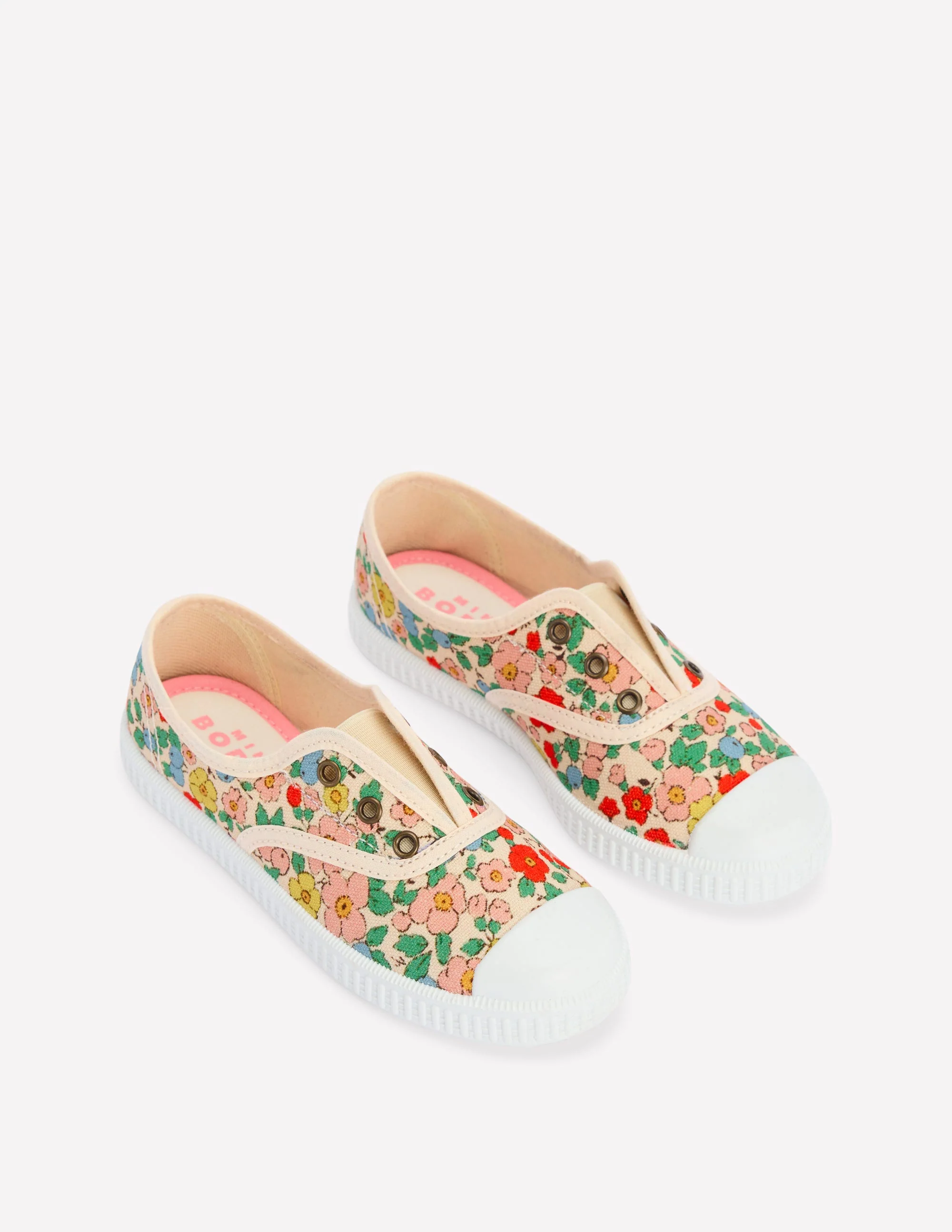 Canvas-Schuhe zum Hineinschlüpfen-Bunt Blumenmuster - Image 2