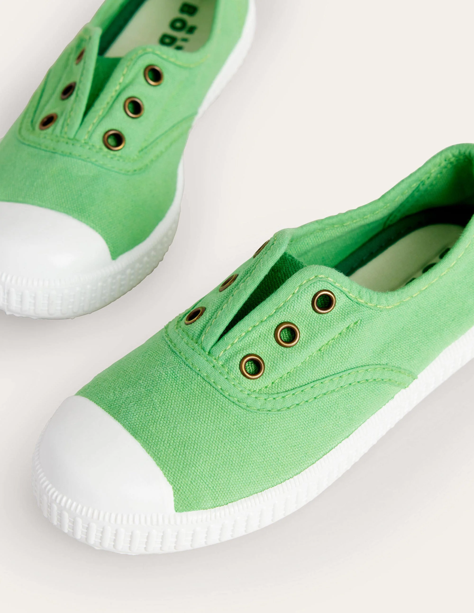 Canvas-Schuhe zum Hineinschlüpfen-Grün - Image 3