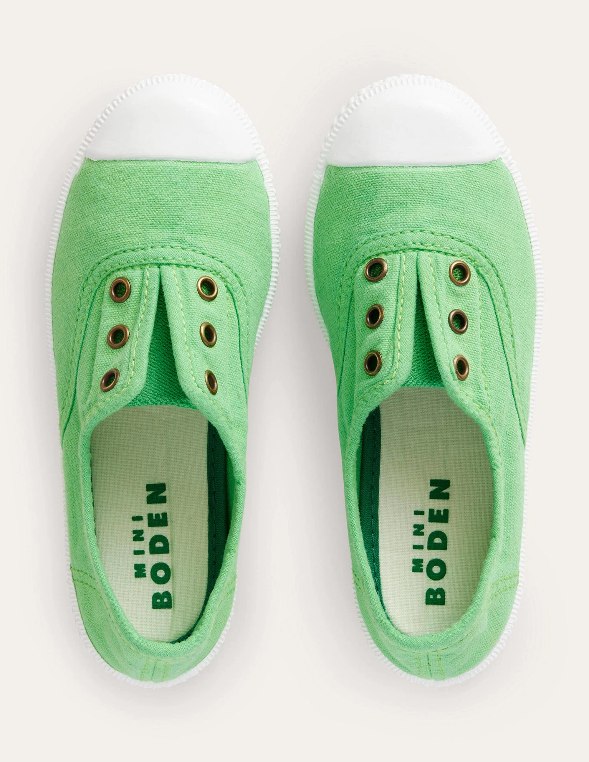 Canvas-Schuhe zum Hineinschlüpfen-Grün - Image 4