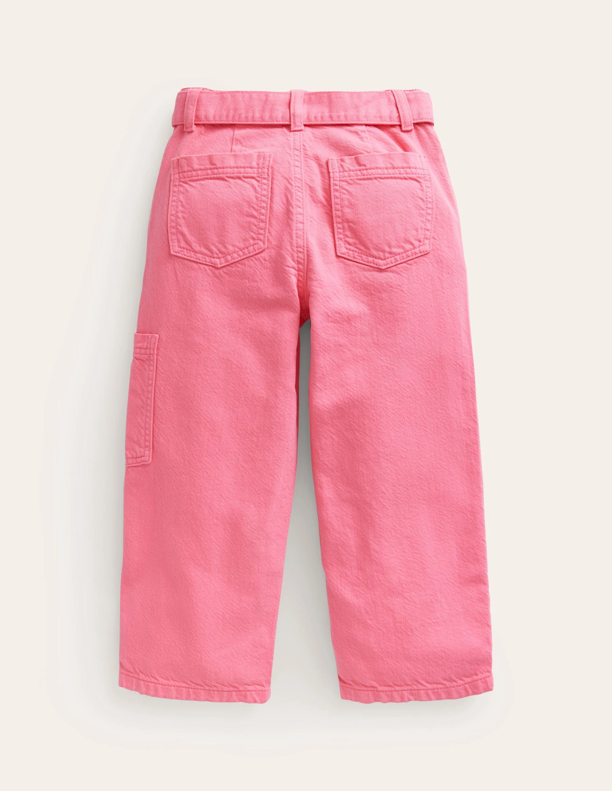 Cargohose mit Bindegürtel-Pastell-Orchideenrosa - Image 2