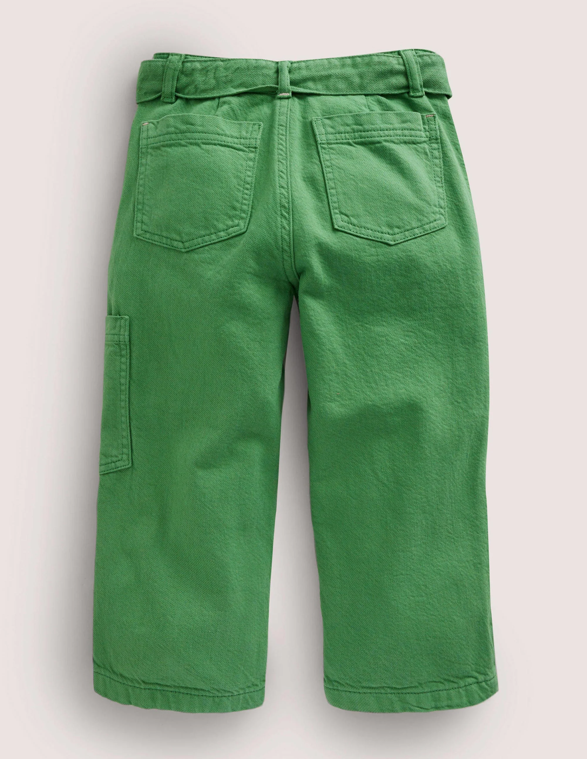 Cargohose mit Bindegürtel-Safarigrün - Image 2