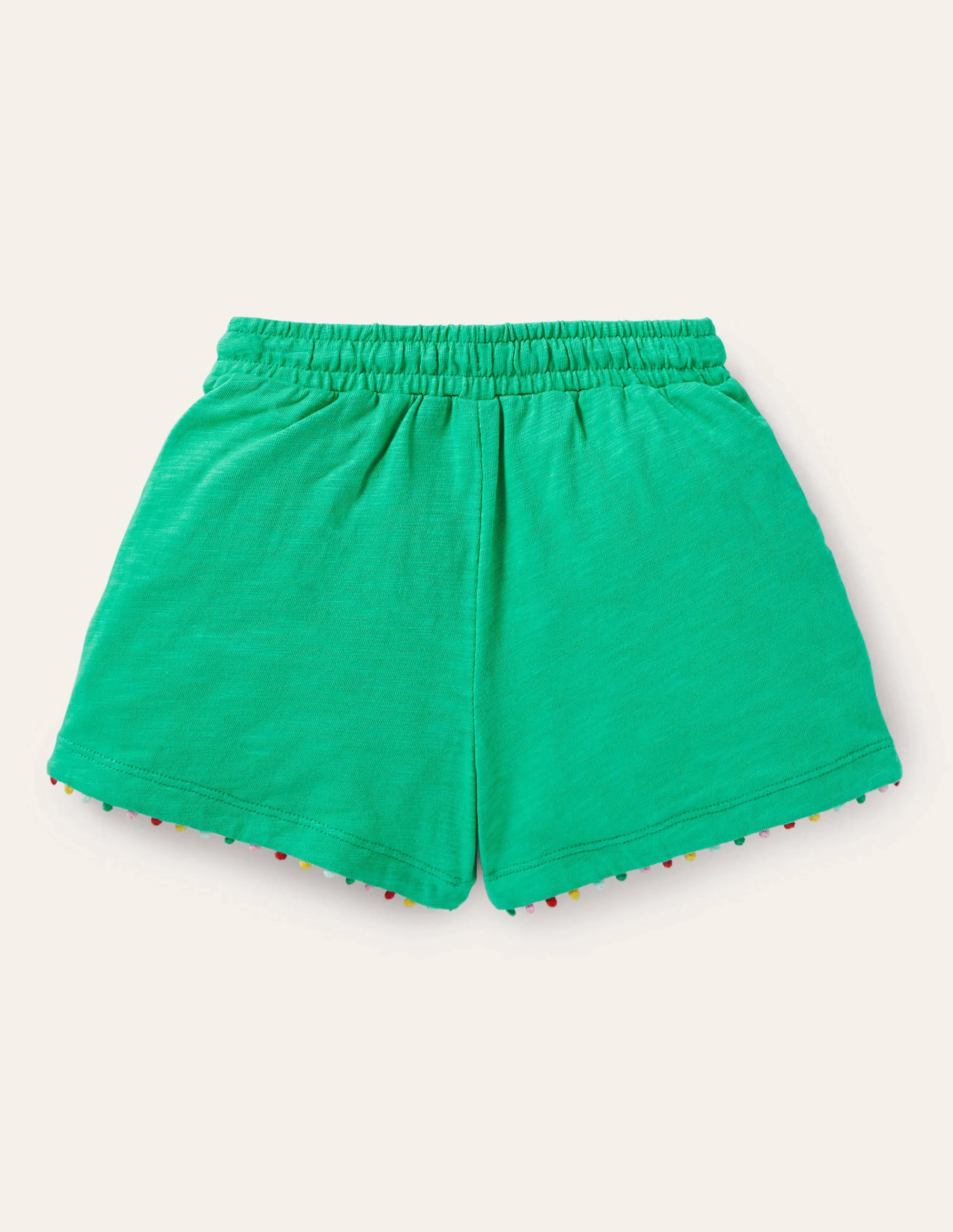 Charlie Jersey-Shorts mit Bommeln-Tropisches Grün - Image 2