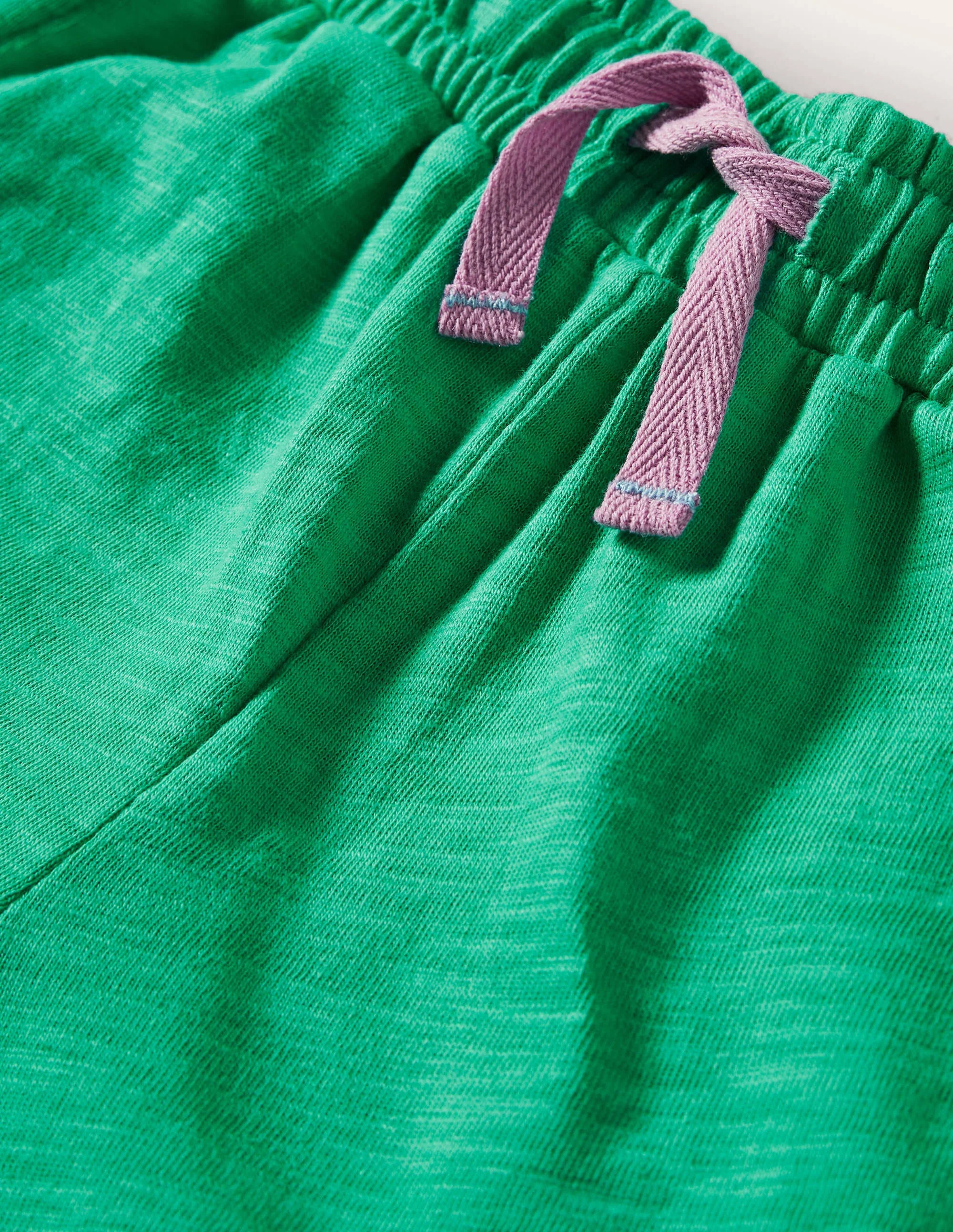 Charlie Jersey-Shorts mit Bommeln-Tropisches Grün - Image 3