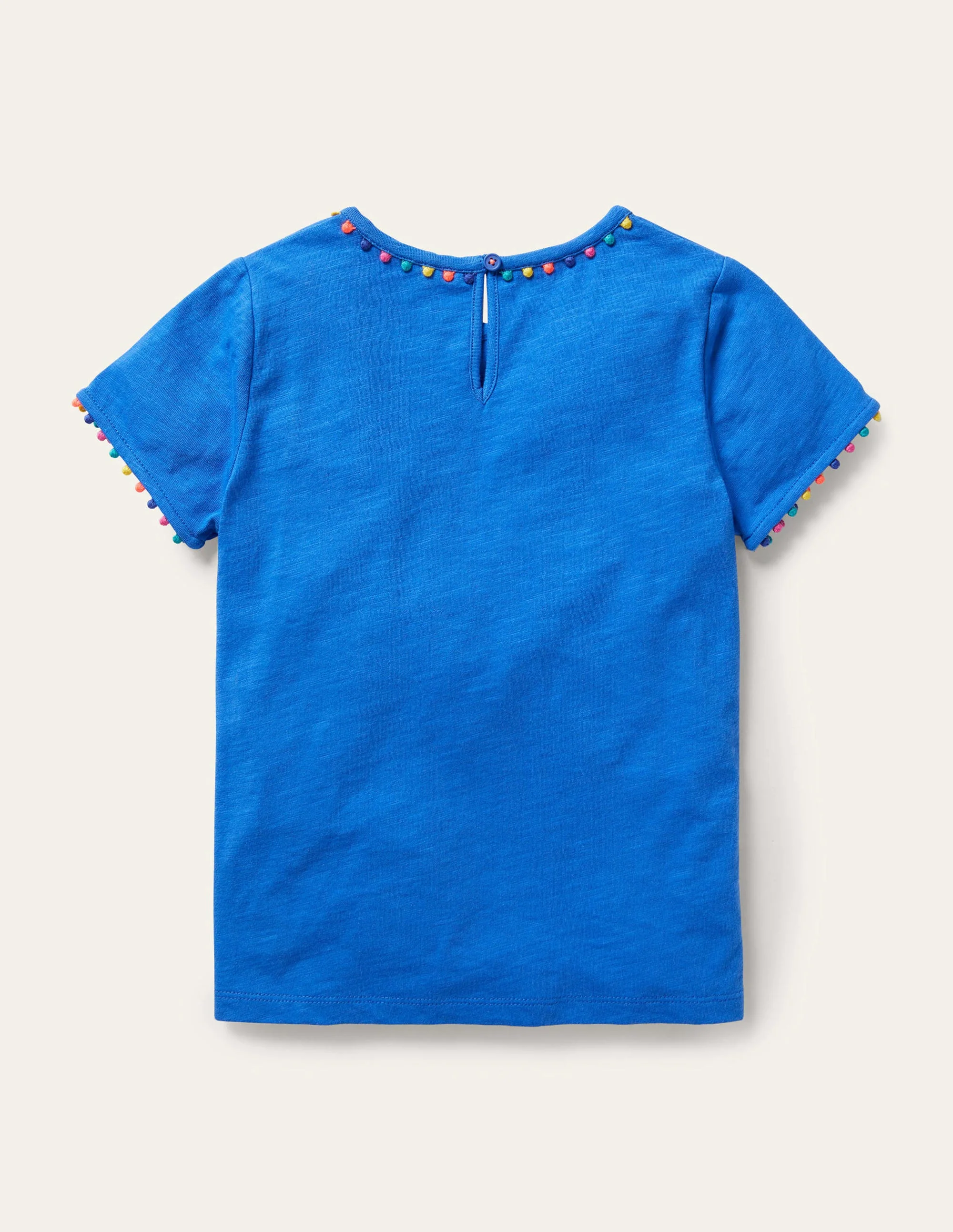 Charlie Jersey-T-Shirt mit Bommeln-Blitzblau - Image 2