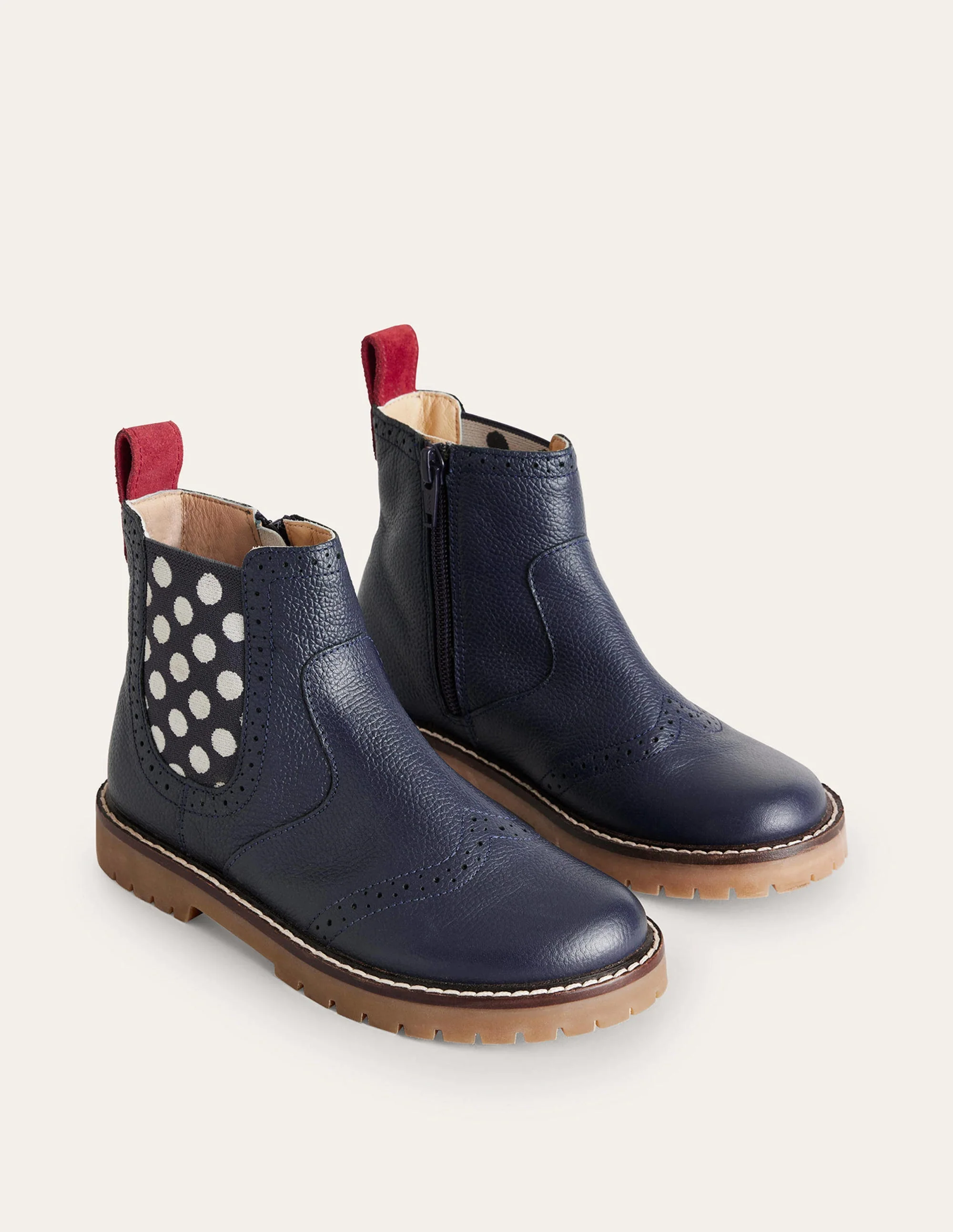 Chelsea-Stiefel aus Leder-Französisches Marineblau - Image 2