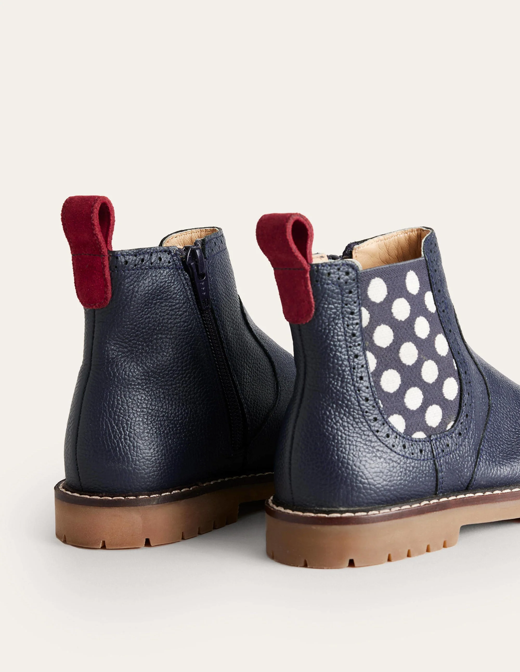 Chelsea-Stiefel aus Leder-Französisches Marineblau - Image 3