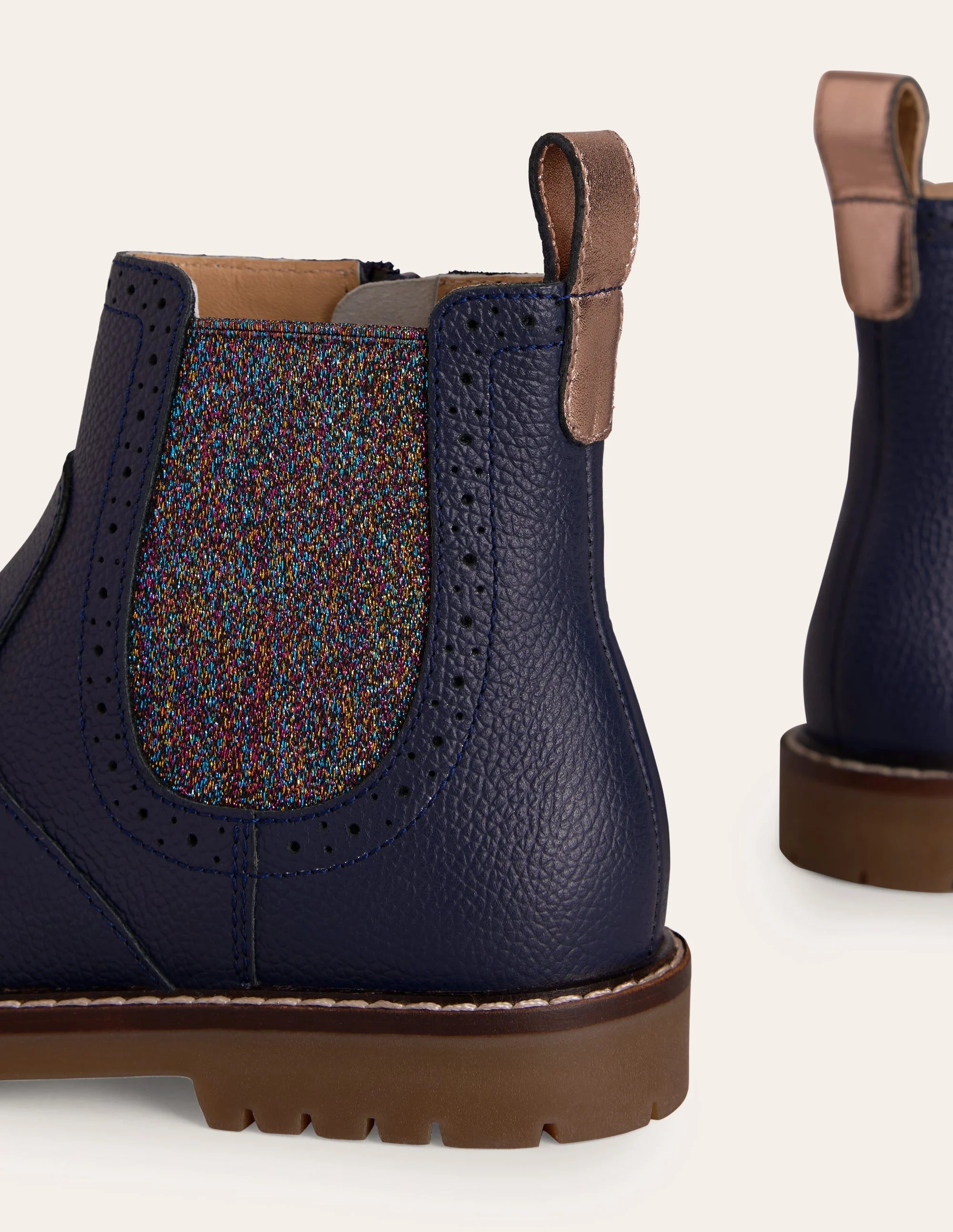 Chelsea-Stiefel aus Leder-Französisches Marineblau - Image 3