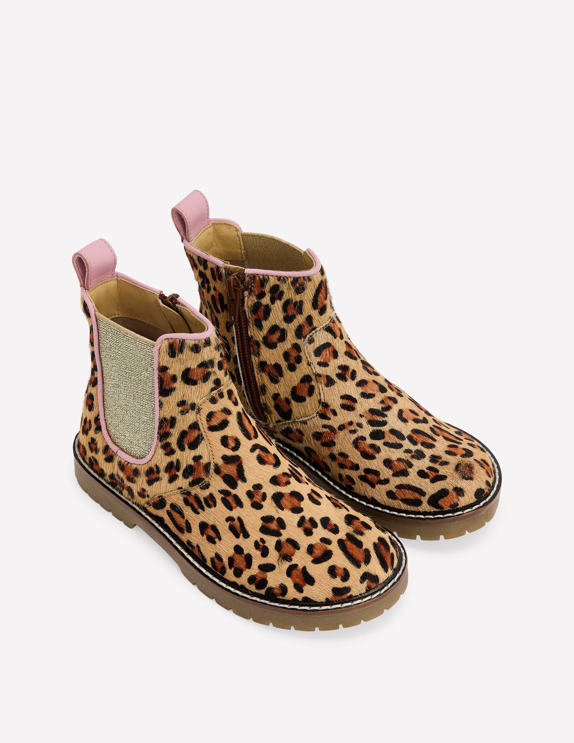 Chelsea-Stiefel aus Leder-Leopardenmuster - Image 3