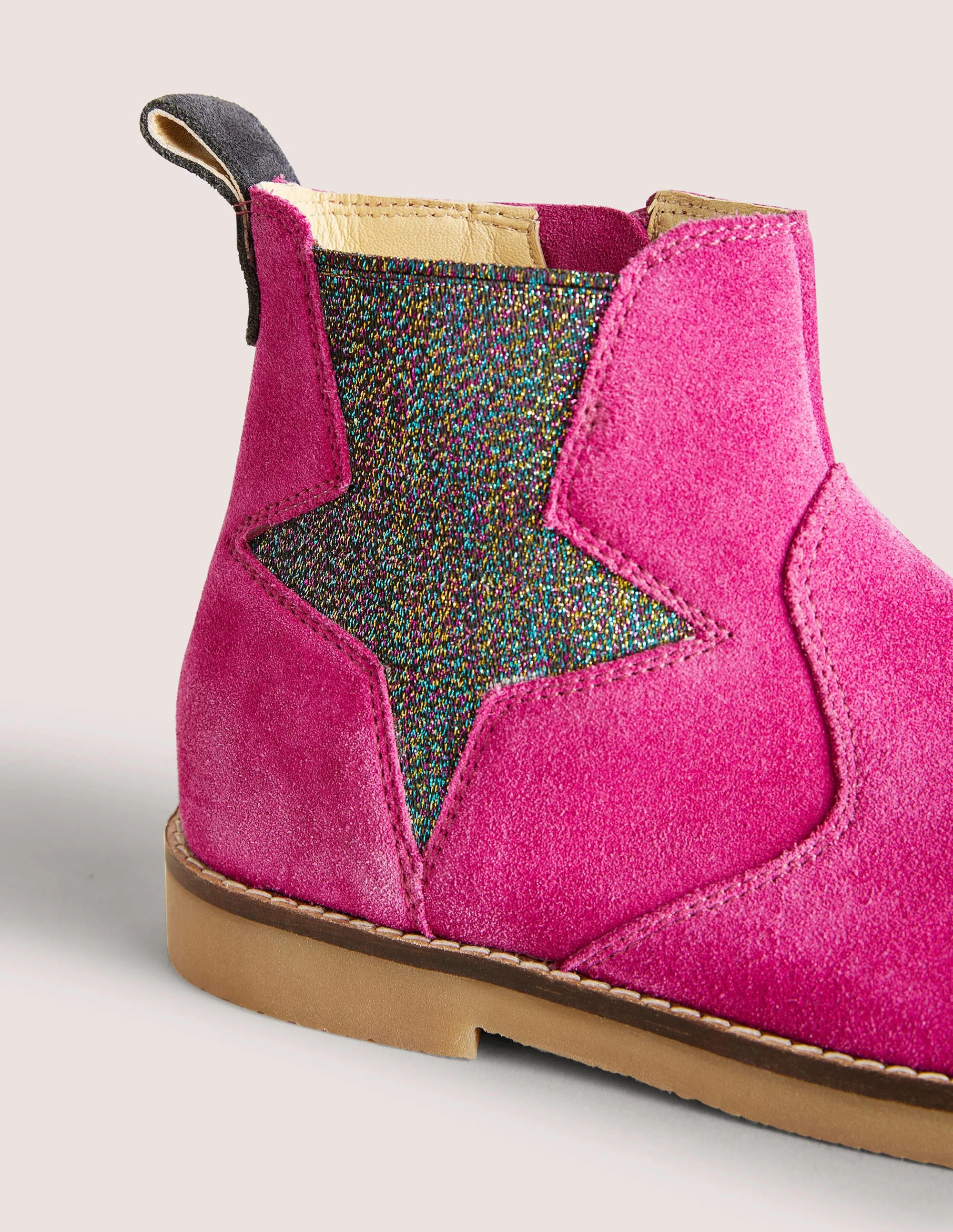 Chelsea-Stiefel-Dunkelrosa, Stern - Image 3