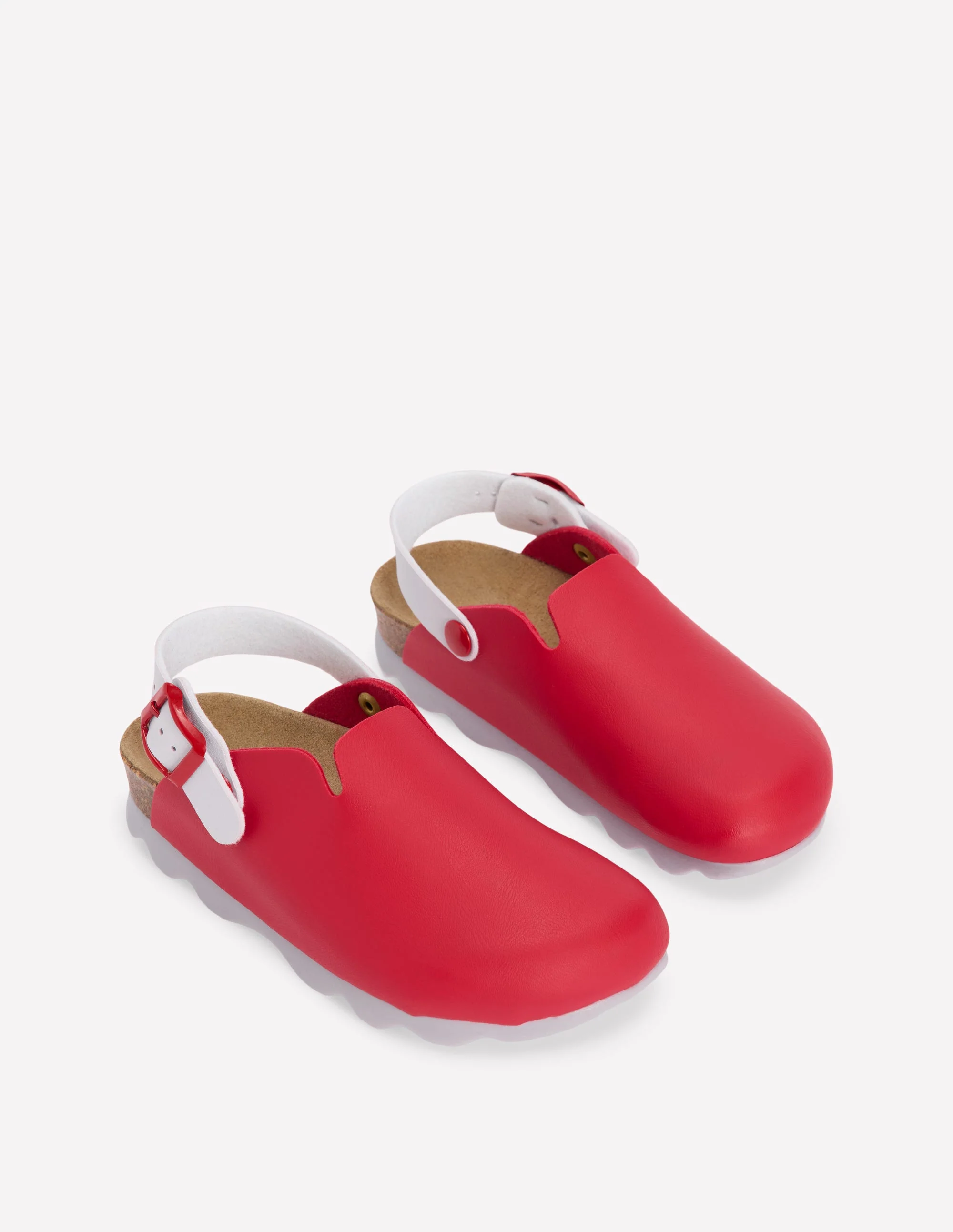 Clogs in Blockfarben-Knallrot - Image 2
