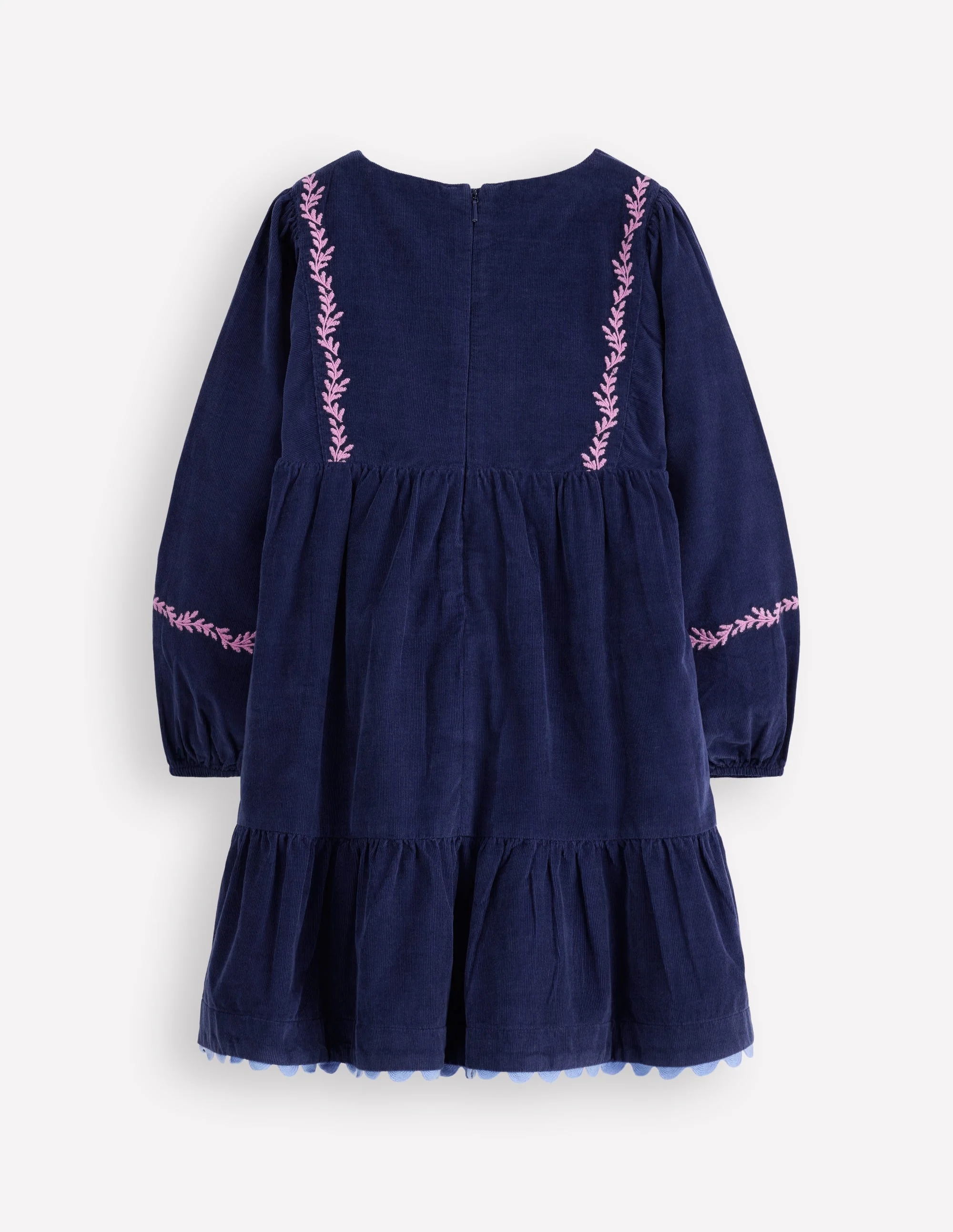 Clover Blouson-Cordkleid-Schuluniform-Marineblau - Image 2