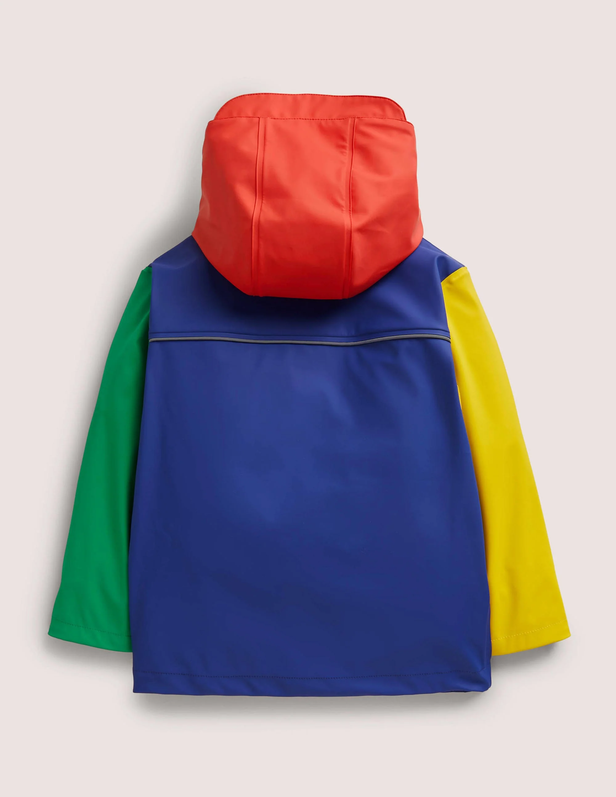 Colourblock Waterproof Fisherman's Jacket-Bunt, Blockfarben - Image 2