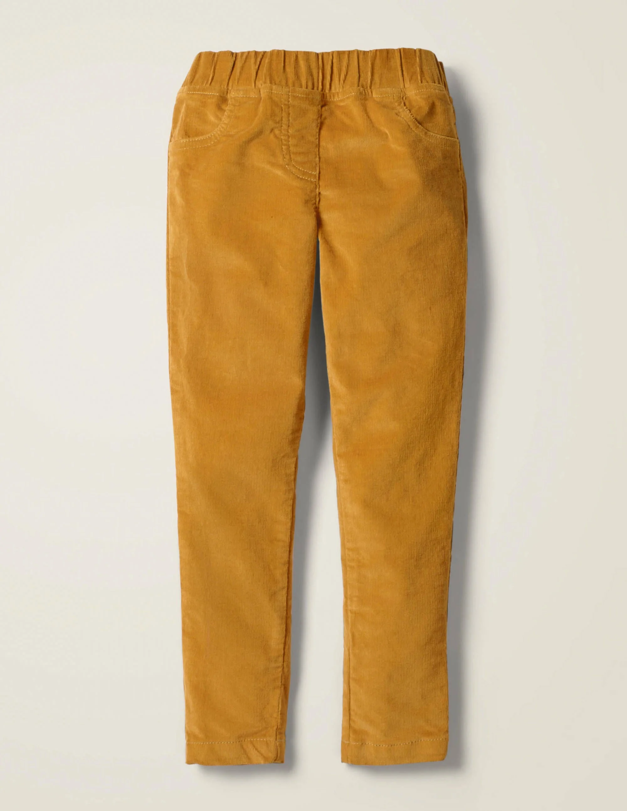 Cord-Leggings-Honiggelb