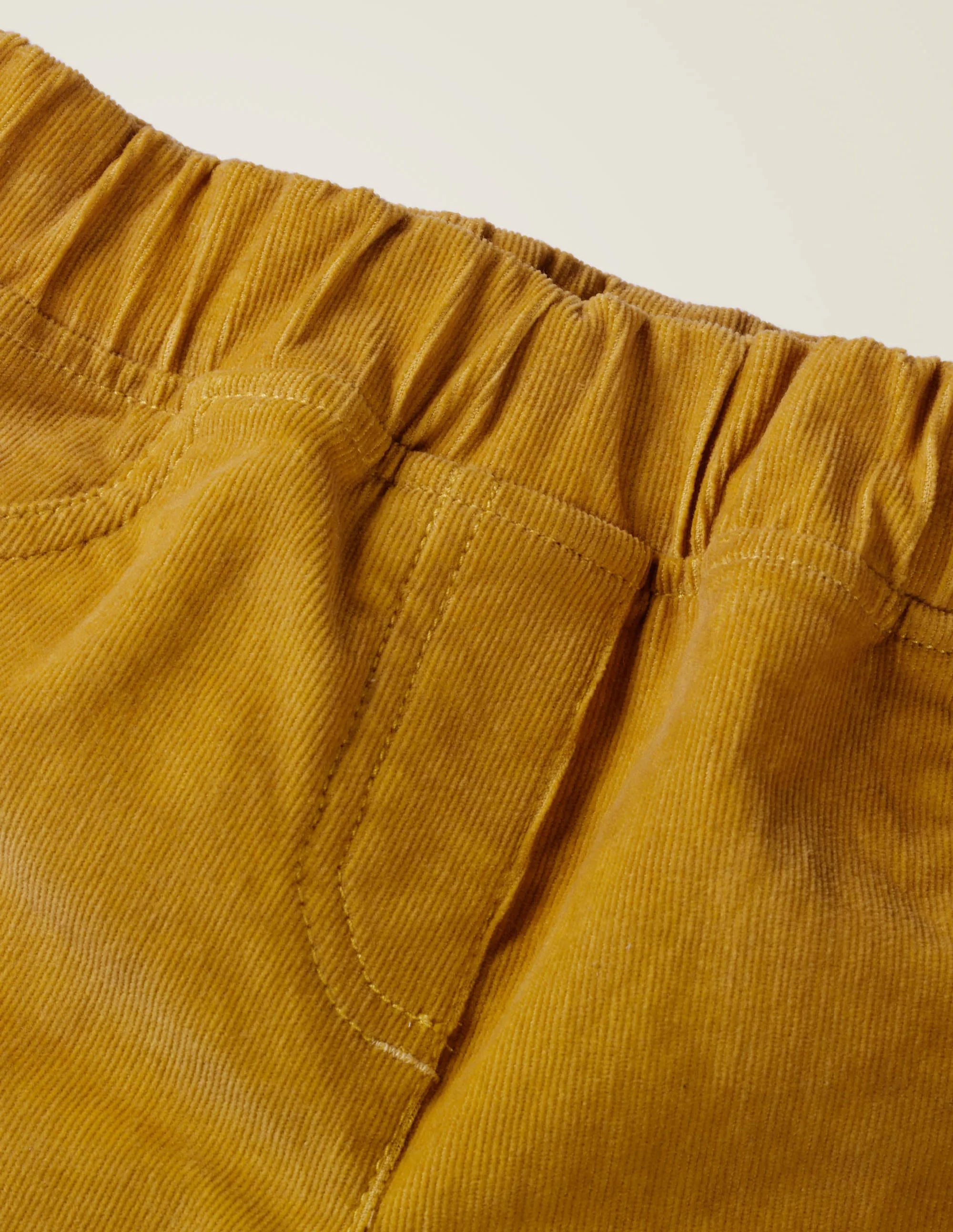Cord-Leggings-Honiggelb - Image 3
