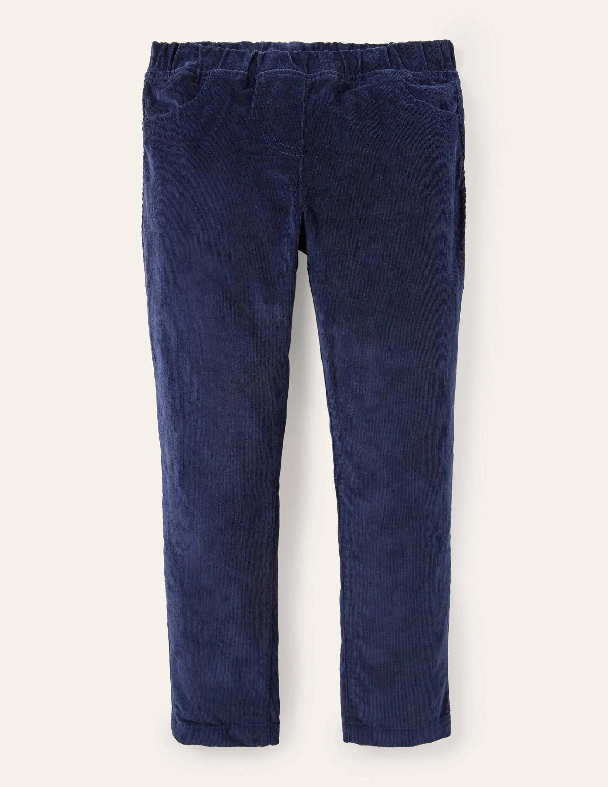 Cord-Leggings-Schuluniform-Navy