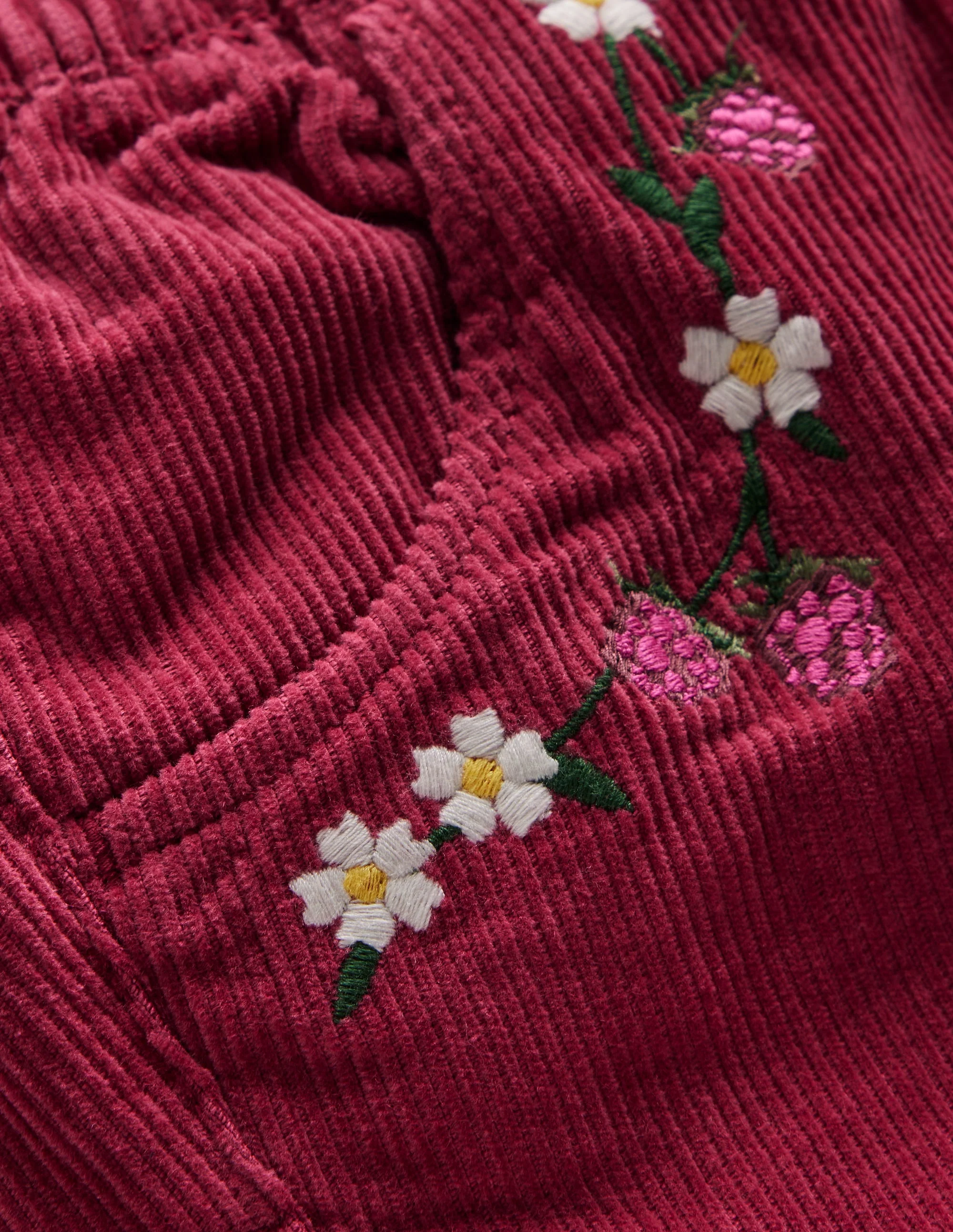 Cordhose zum Hineinschlüpfen-Rot Knospen - Image 3