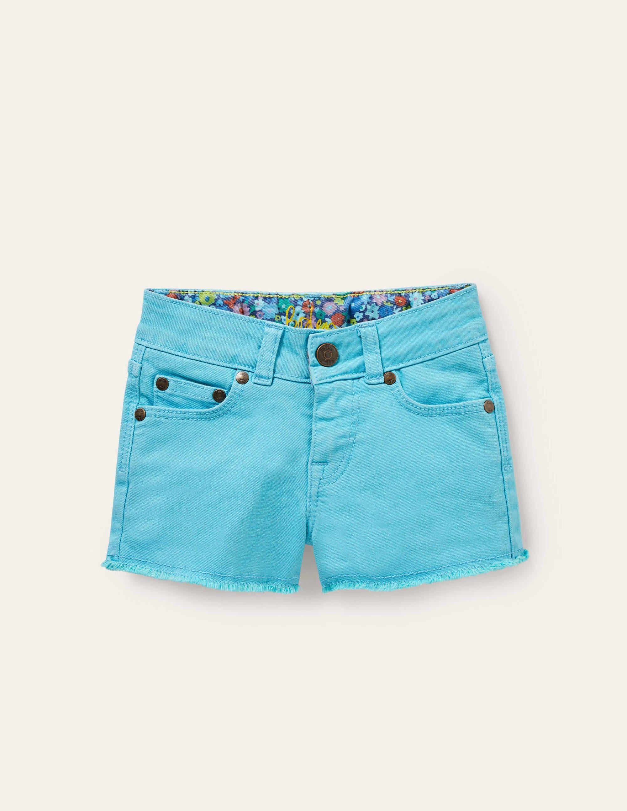 Denim-Shorts-Wasserblau
