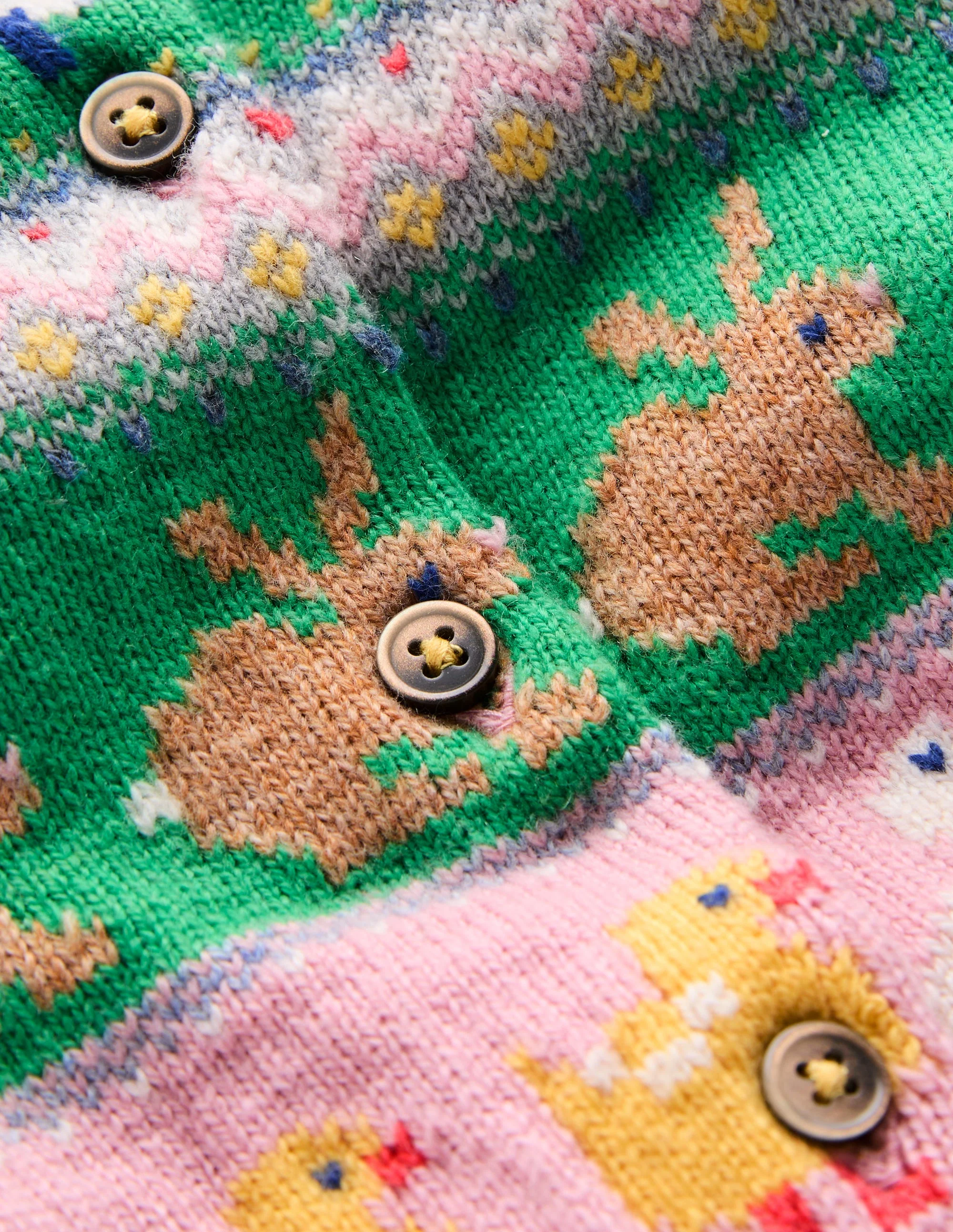 Edie Fair-Isle-Strickjacke-Ostern Fair-Isle - Image 3