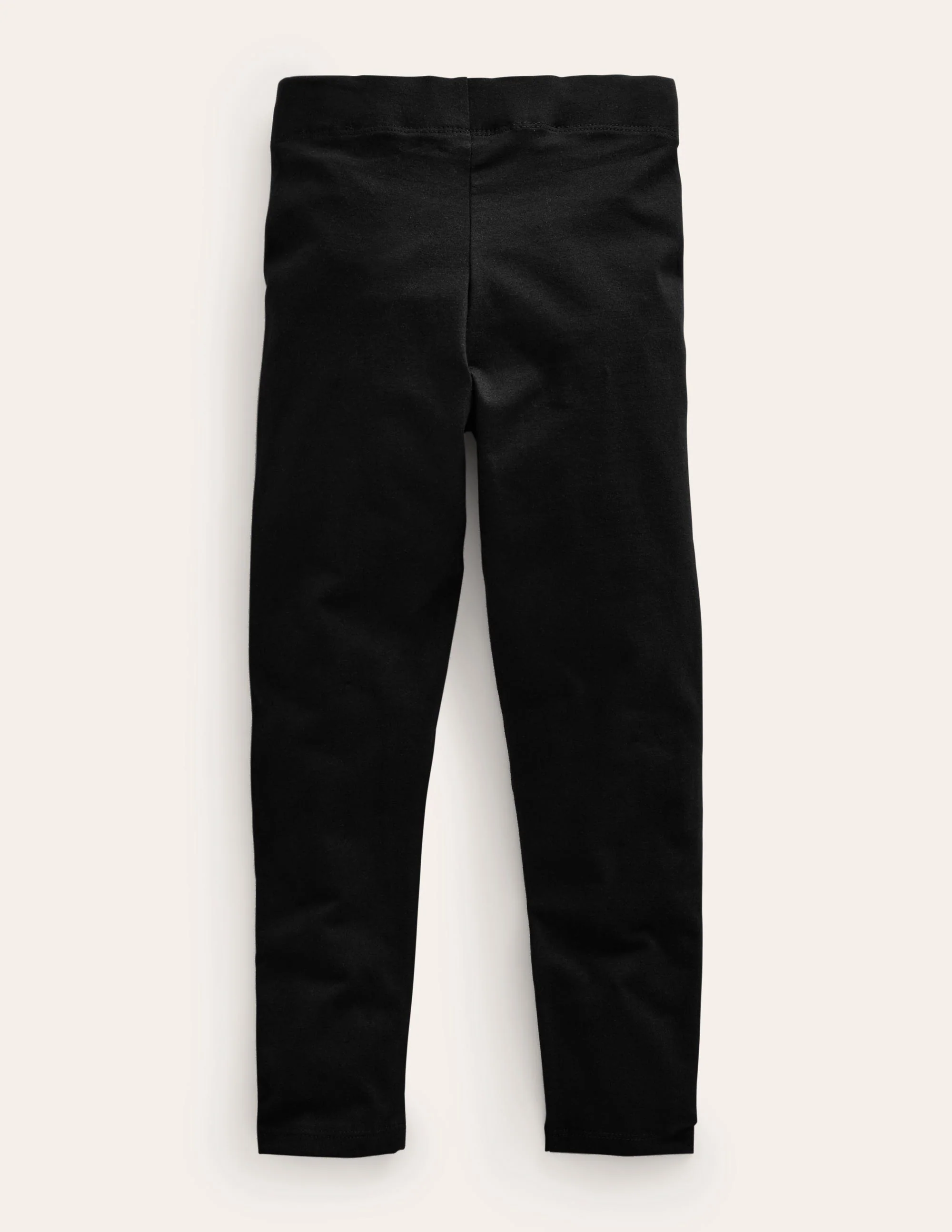 Einfarbige Leggings-Schwarz - Image 2