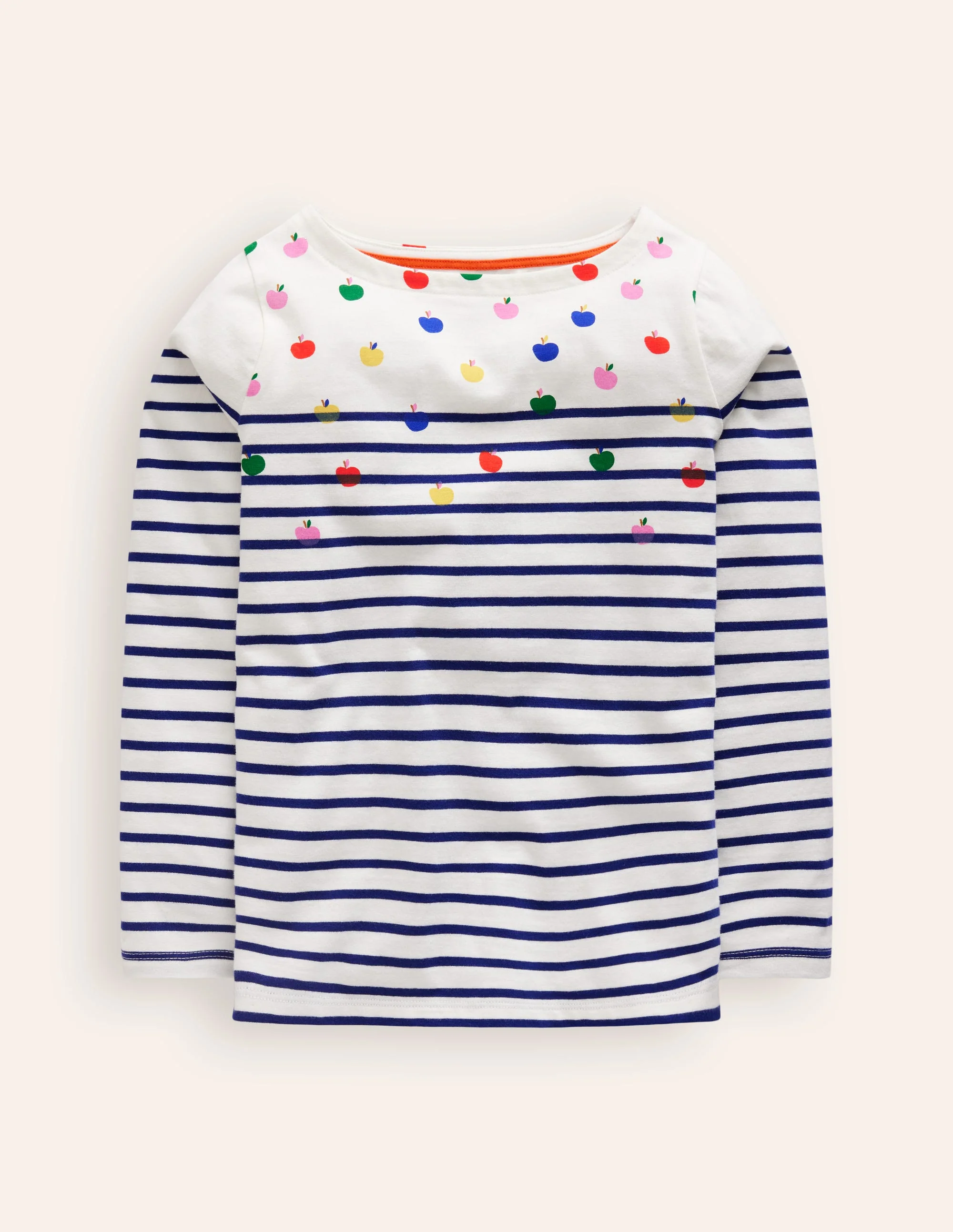 Ella Lustiges Breton-Bunt Pointelle