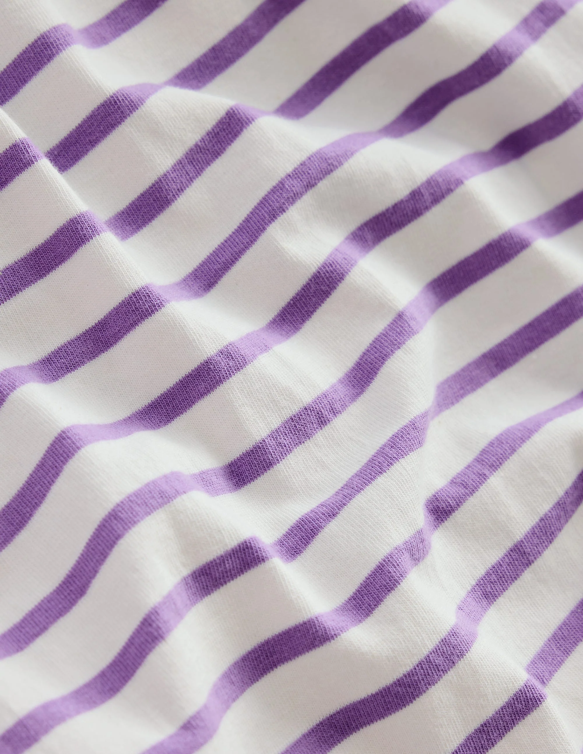 Ella Lustiges Breton-Naturweiß/Asternlila Streifen - Image 3