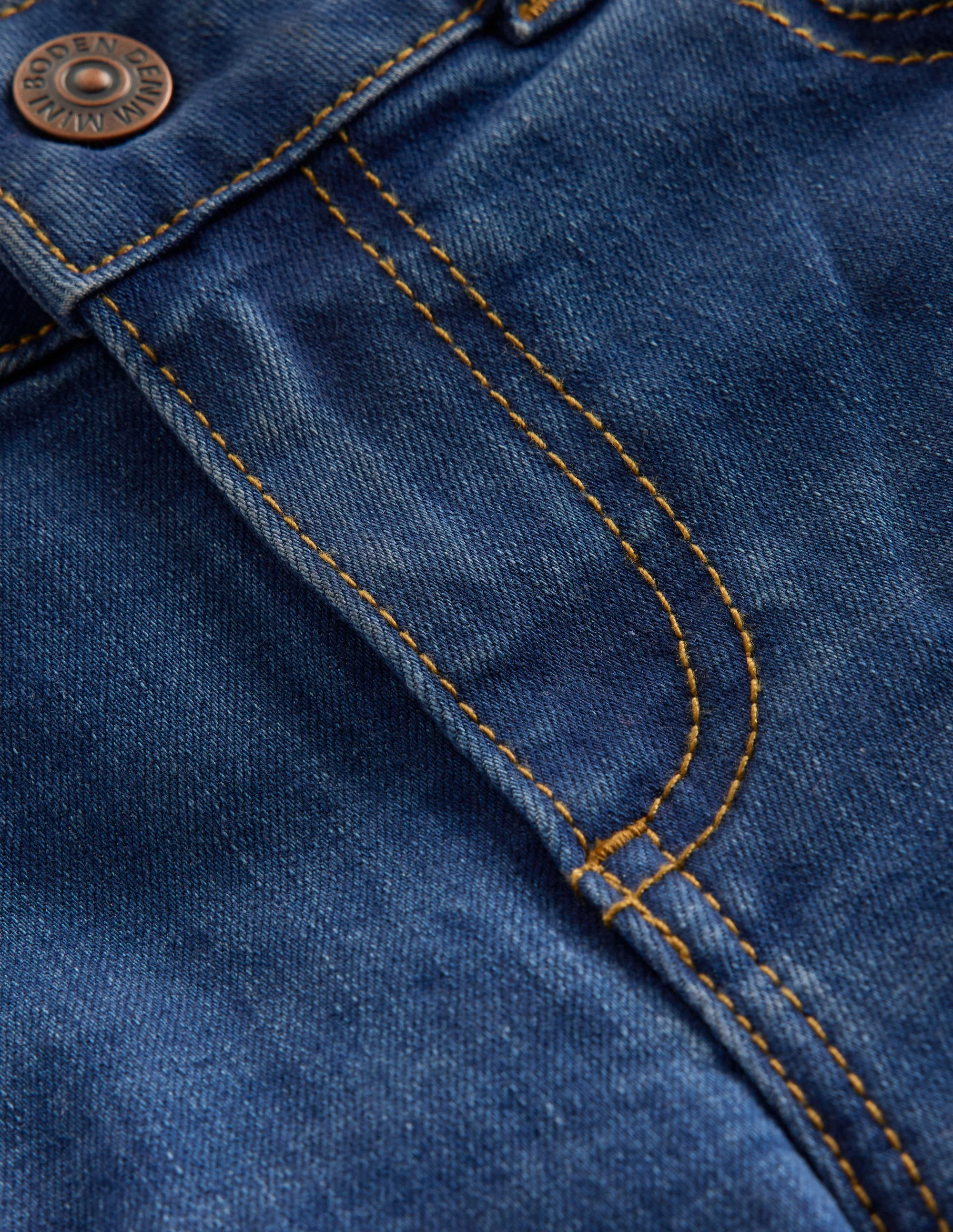 Eng anliegende Adventure-Flex-Jeans-Mittlere Mischung Denim - Image 3