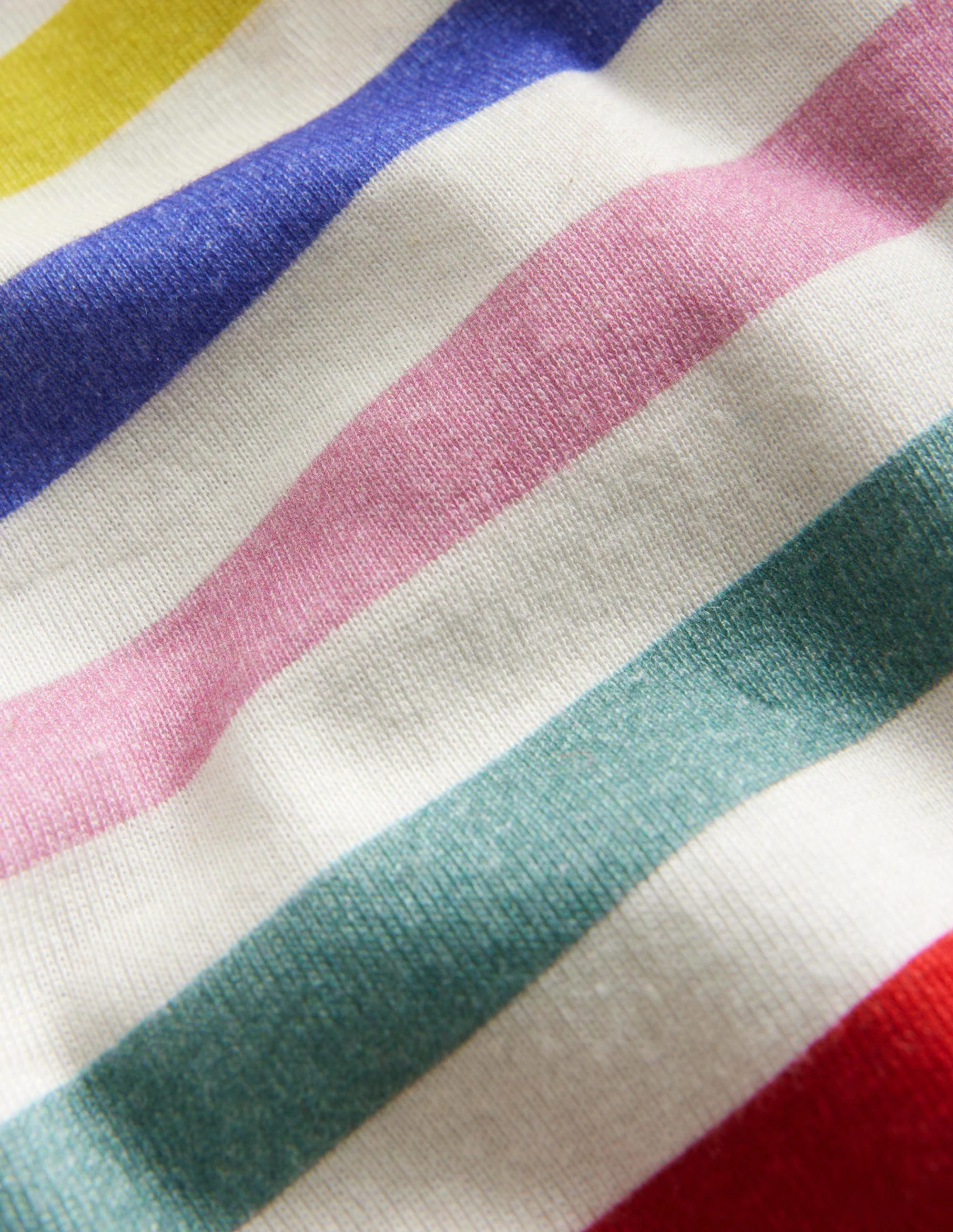 Eng anliegender, langer Schlafanzug mit Streifenmuster-Bunt, Gestreift - Image 3