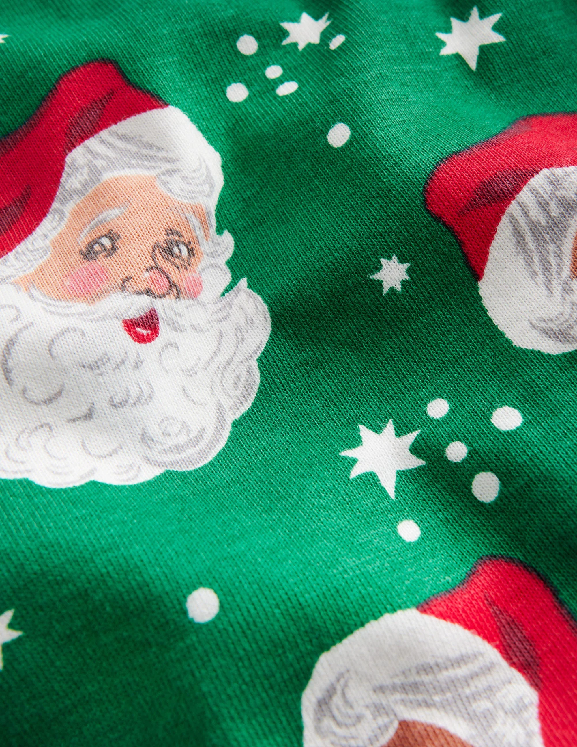 Eng anliegender, langer Schlafanzug-Viridiangrün Weihnachten - Image 3