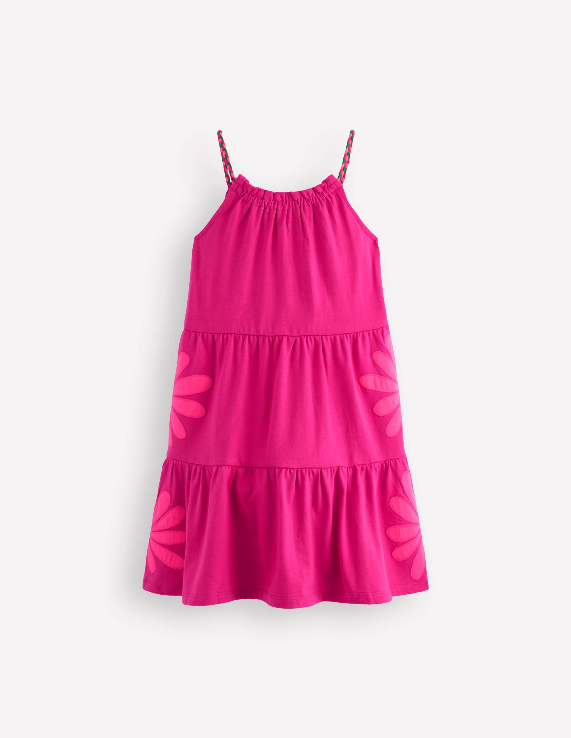 Enola Jerseykleid mit Applikation-Himbeerrosa Riesengänseblümchen - Image 2