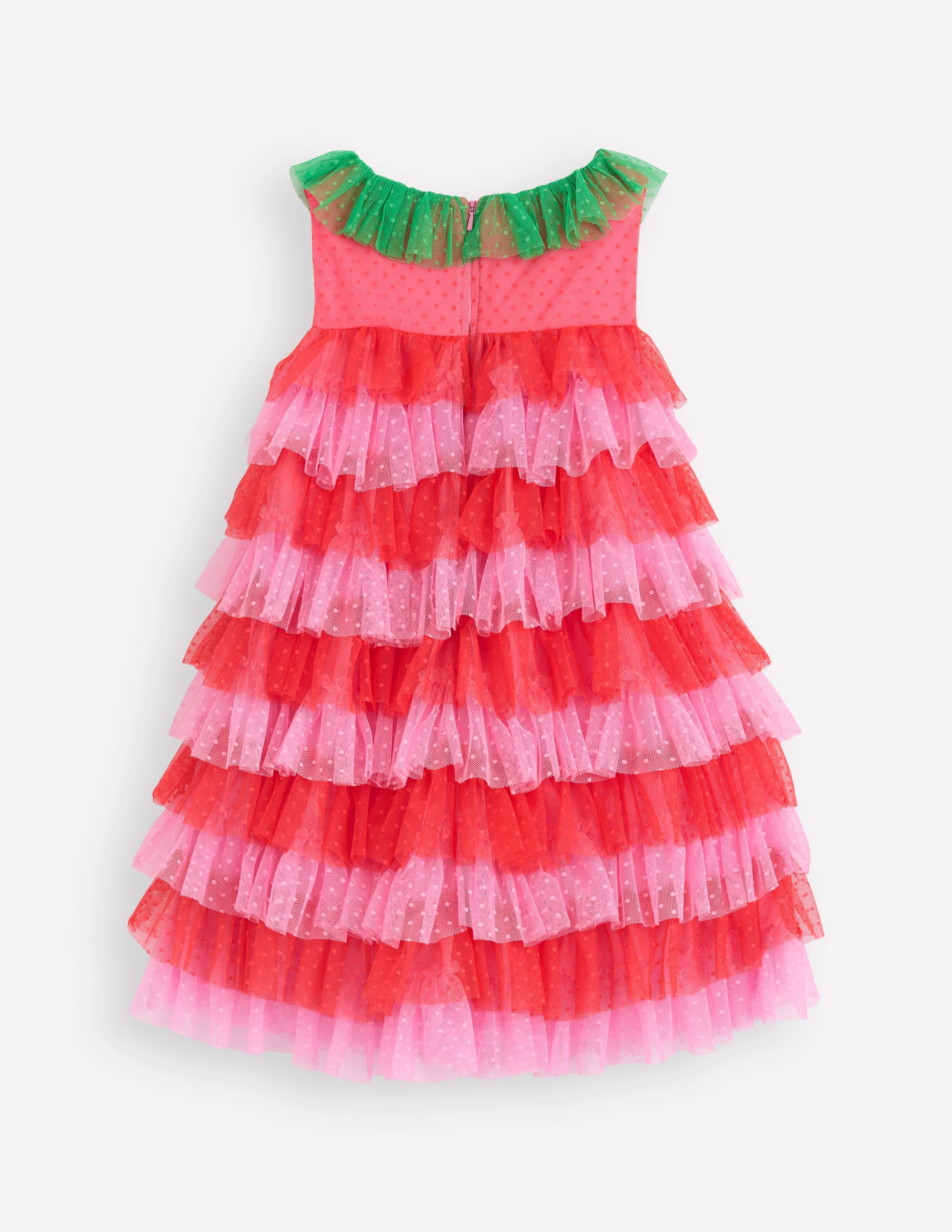 Erdbeer-Tüllkleid-Rot/Rosa - Image 2