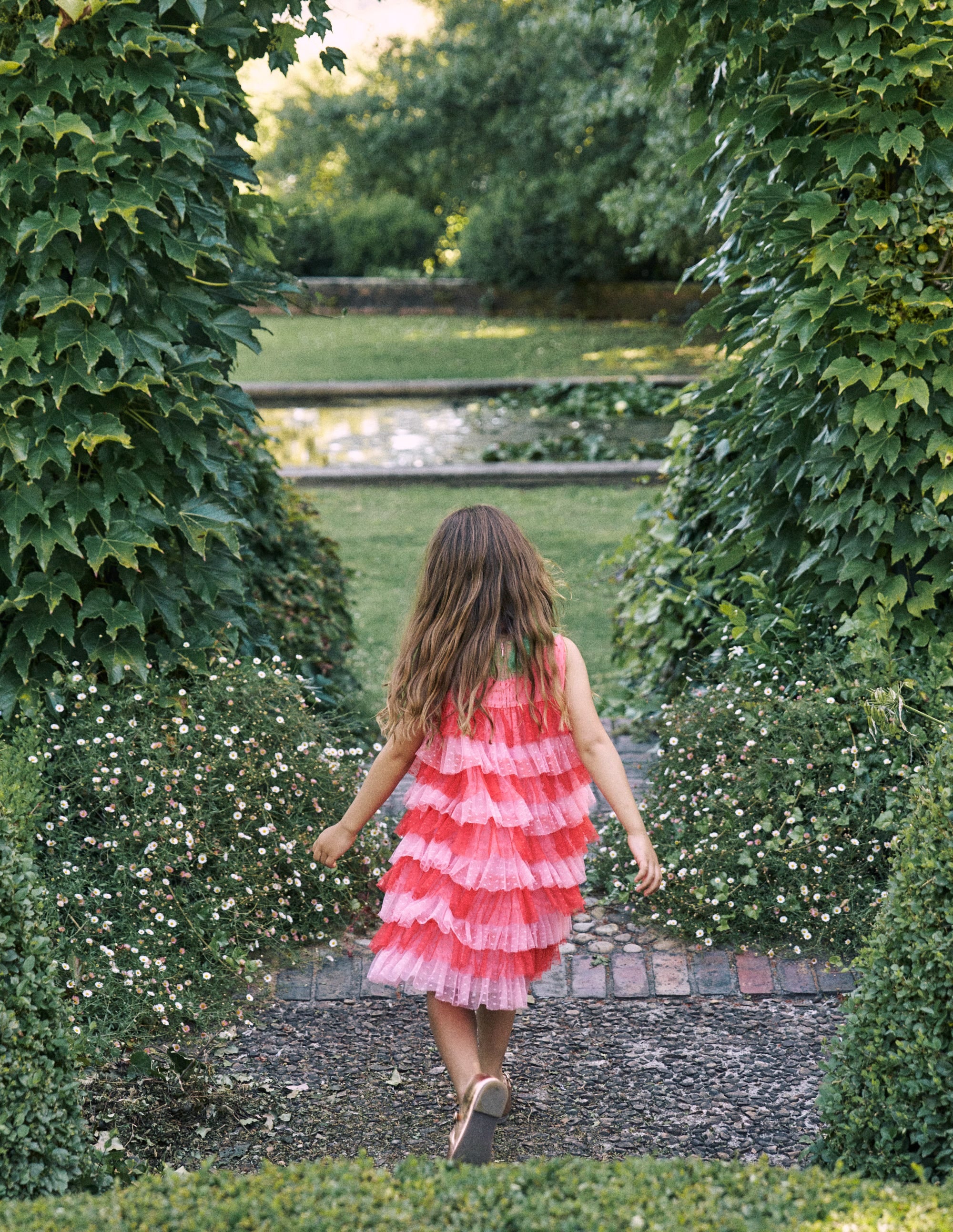 Erdbeer-Tüllkleid-Rot/Rosa - Image 6