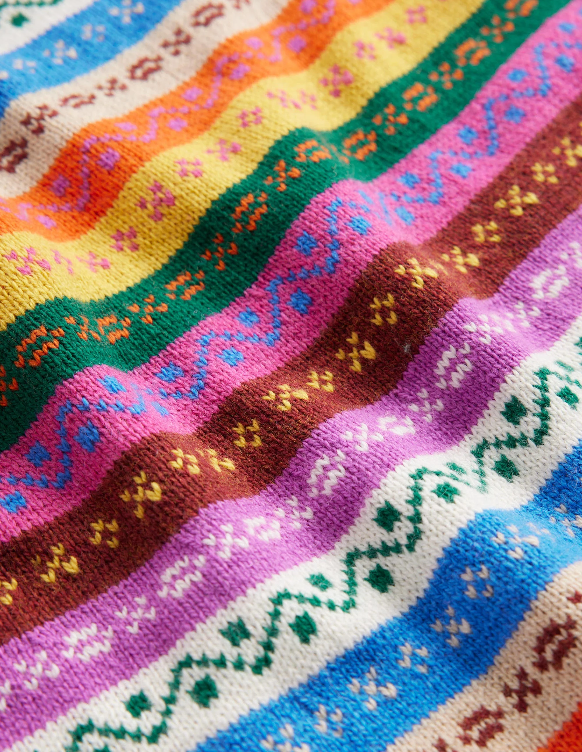 Fair-Isle-Pulloverkleid-Bunt, Fair-Isle-Muster - Image 3