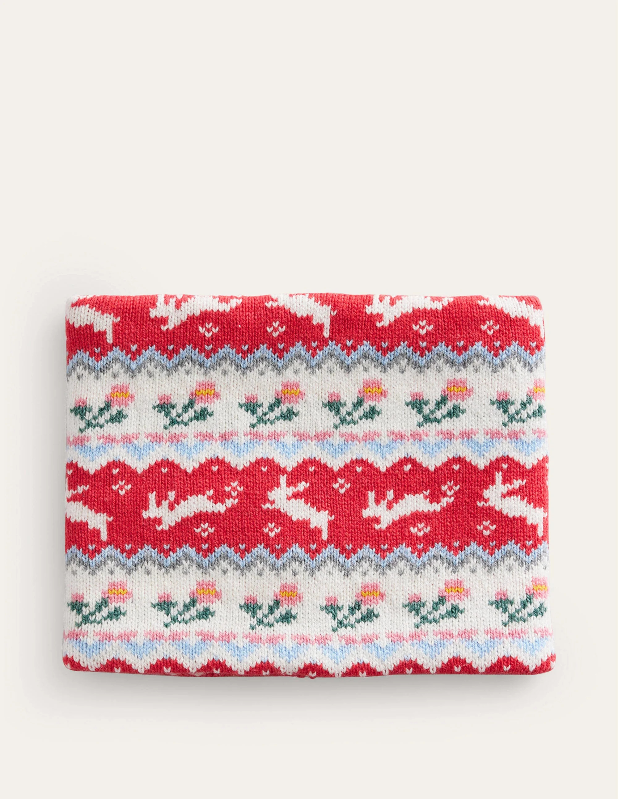 Fair-Isle-Strick-Snood-Zuckerwattenrosa