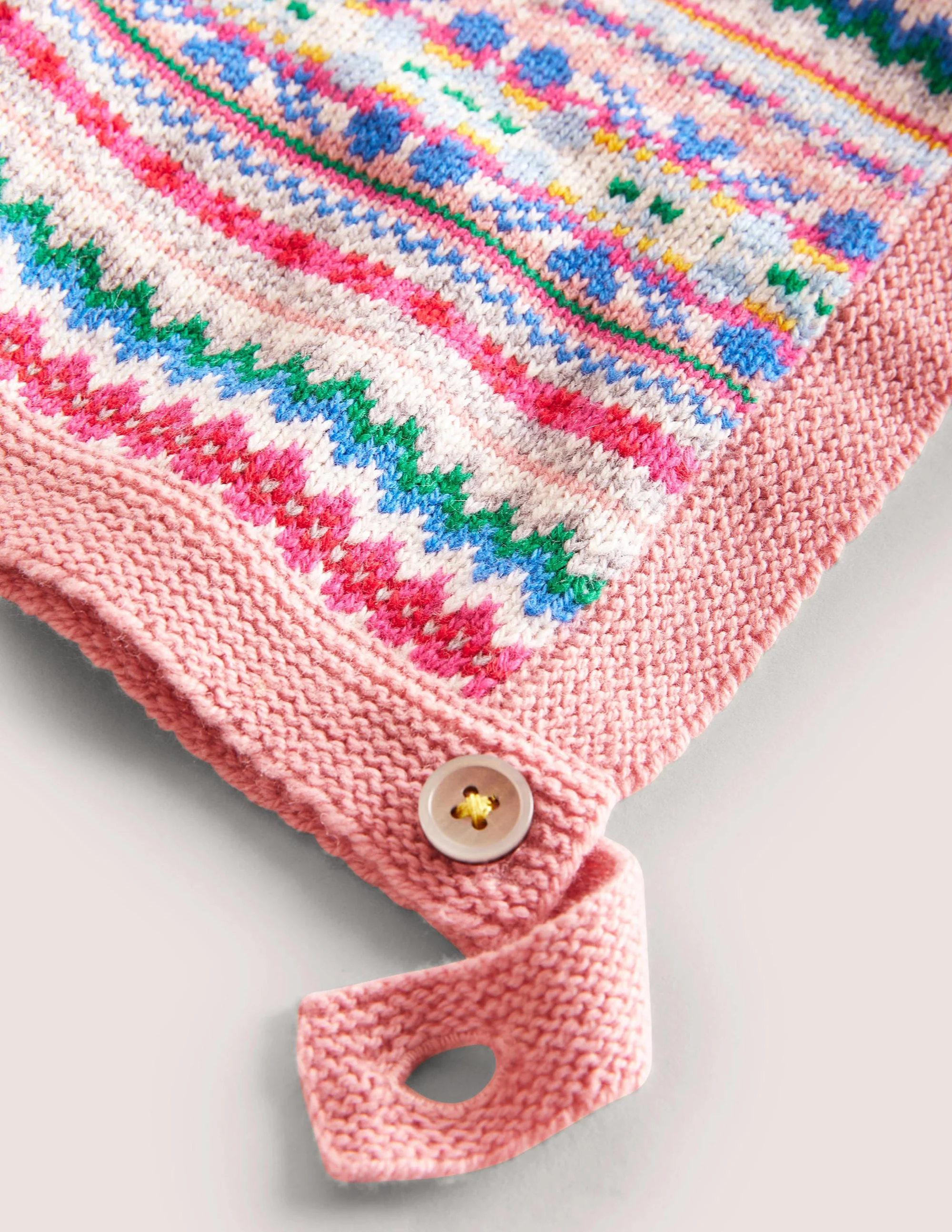 Fair-Isle-Strickhäubchen-Bunt - Image 2