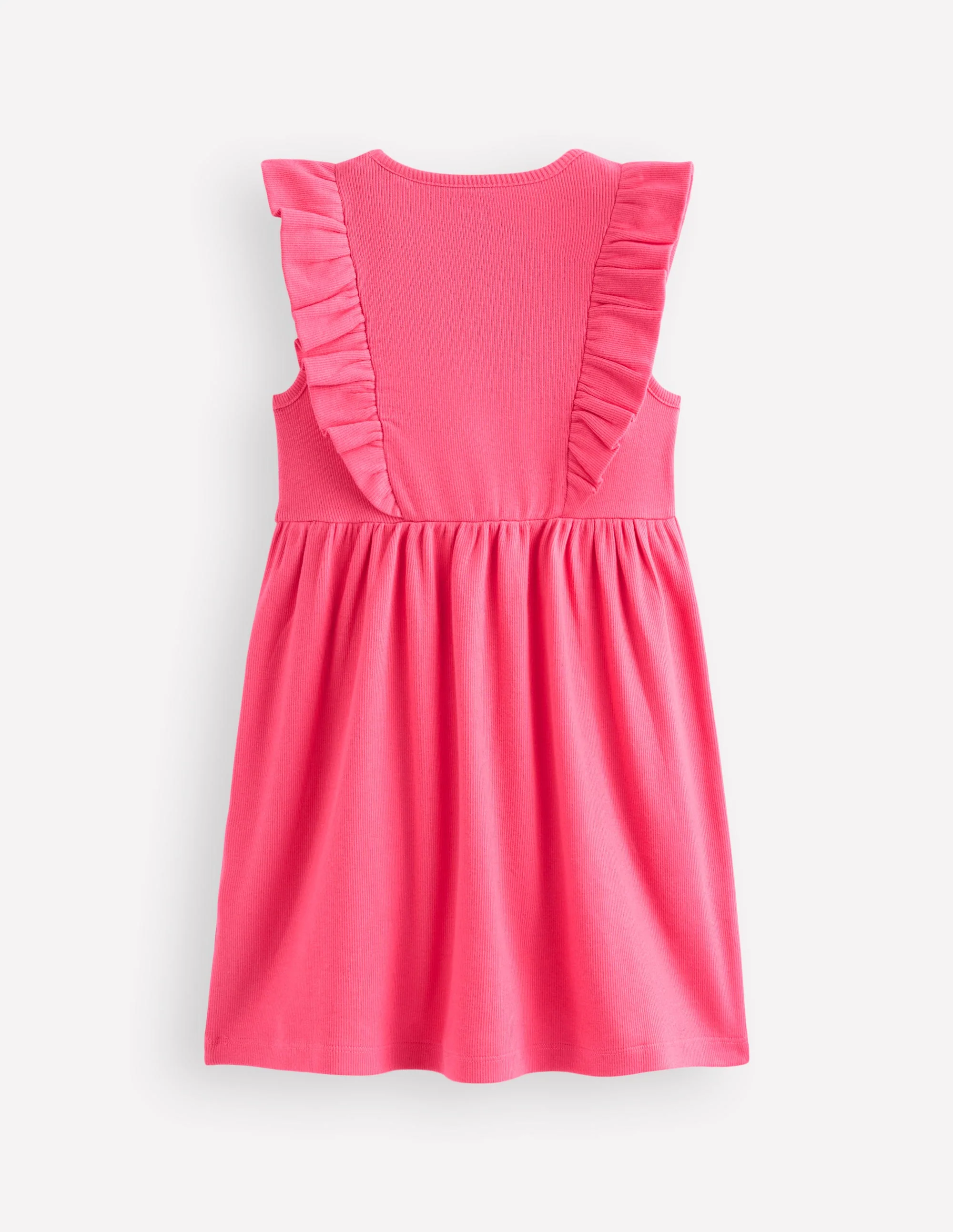 Frieda Besticktes Kleid-Rosenblattrosa - Image 3